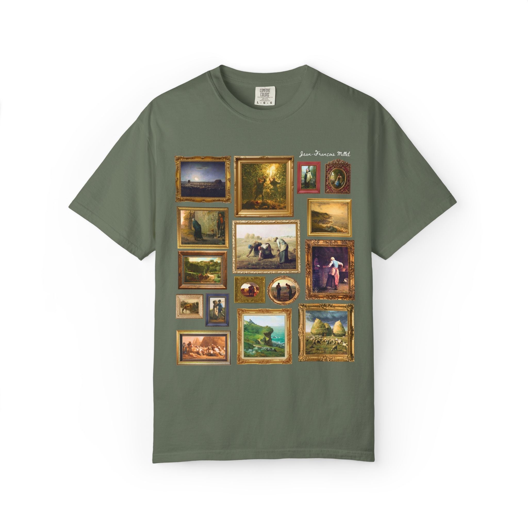 Jean - François Millet Famous Paintings Tee Shirt - Opal and June