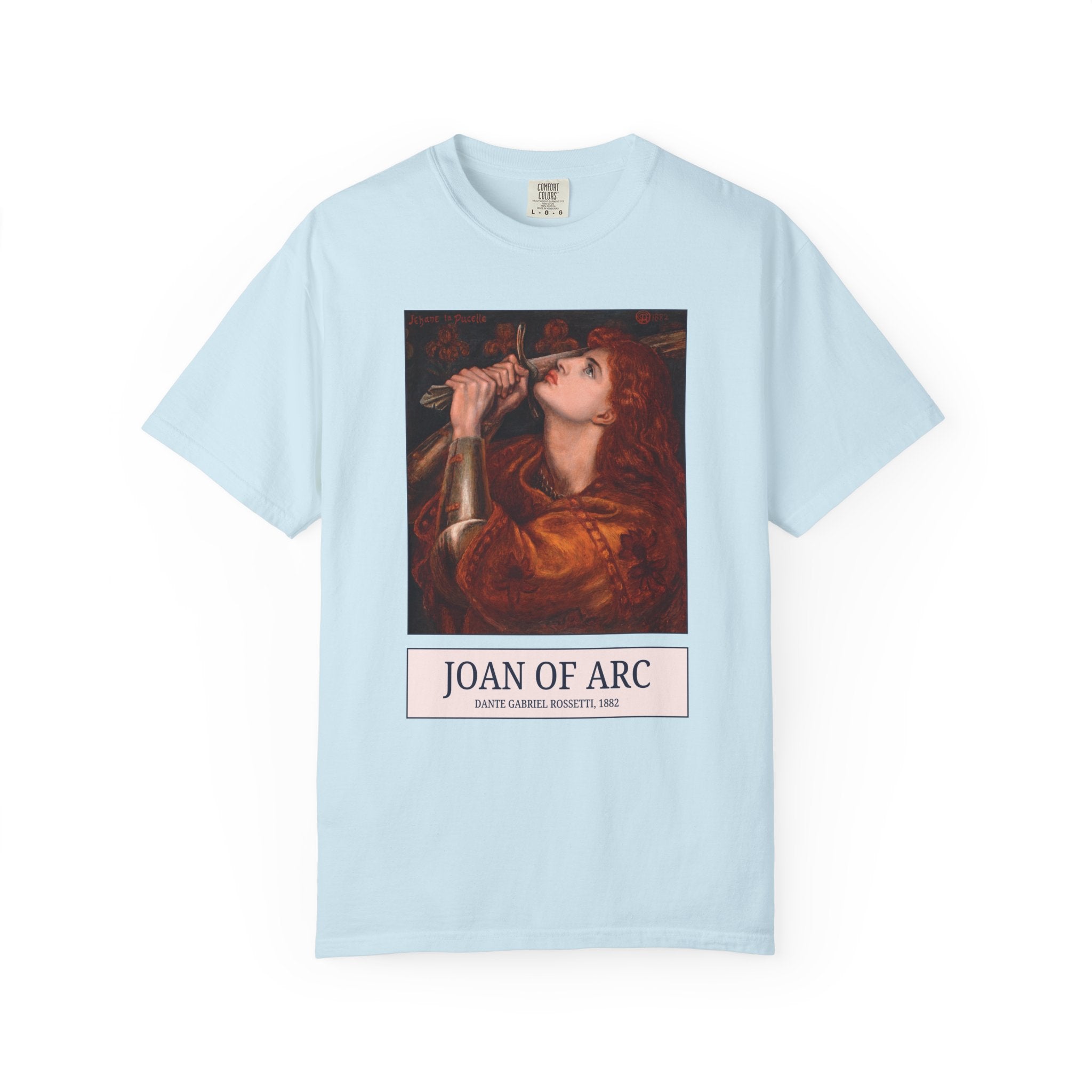 Joan of Arc Dante Gabriel Rossetti, Famous 19th Century Painting, Women's History, French Military History, Pre - Raphaelite Art History Gift - Opal and June