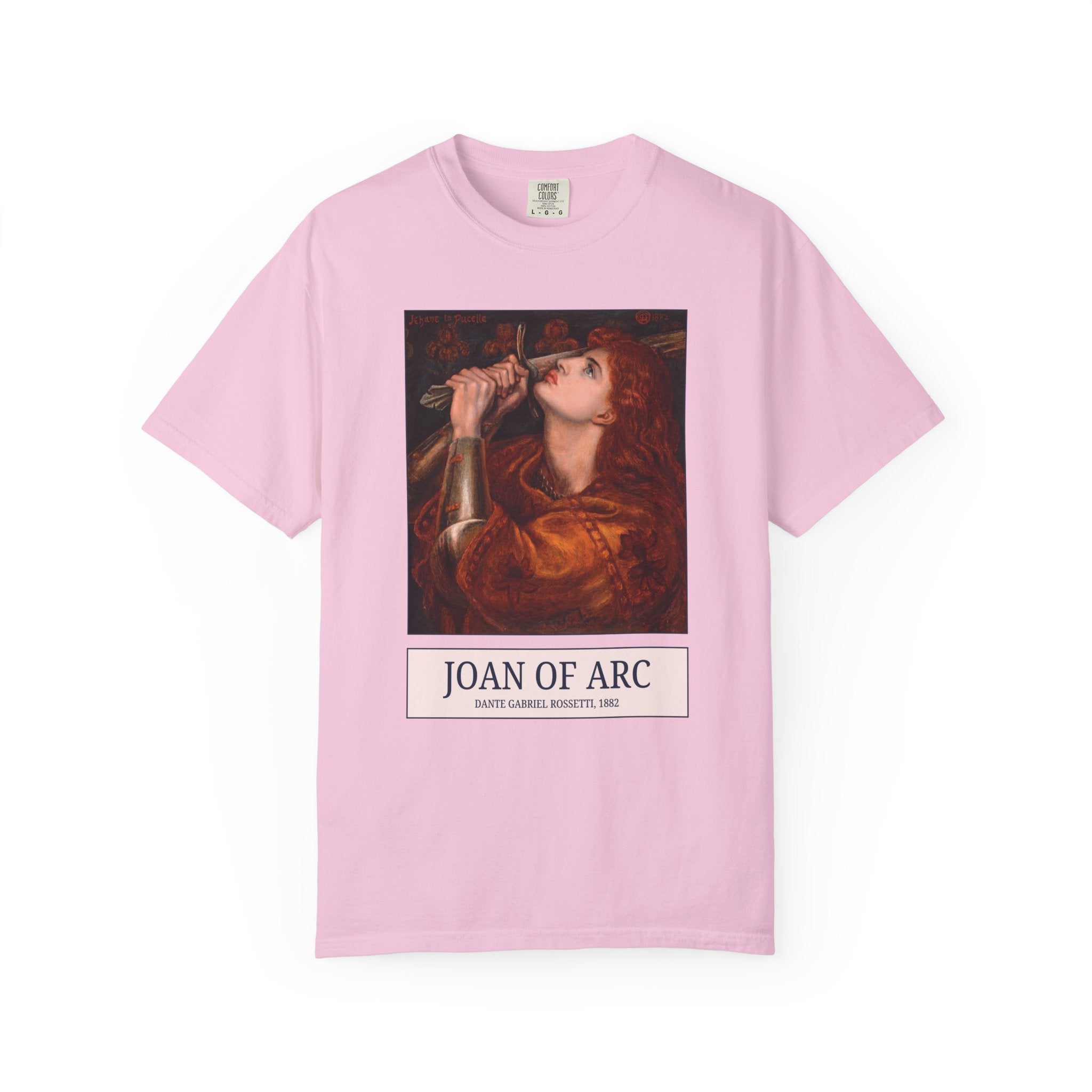 Joan of Arc Dante Gabriel Rossetti, Famous 19th Century Painting, Women's History, French Military History, Pre - Raphaelite Art History Gift - Opal and June