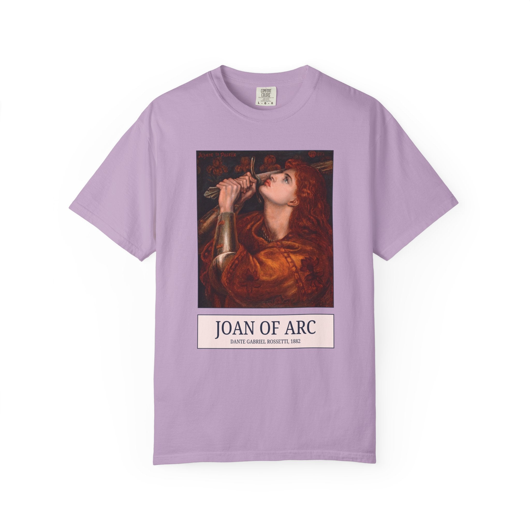 Joan of Arc Dante Gabriel Rossetti, Famous 19th Century Painting, Women's History, French Military History, Pre - Raphaelite Art History Gift - Opal and June