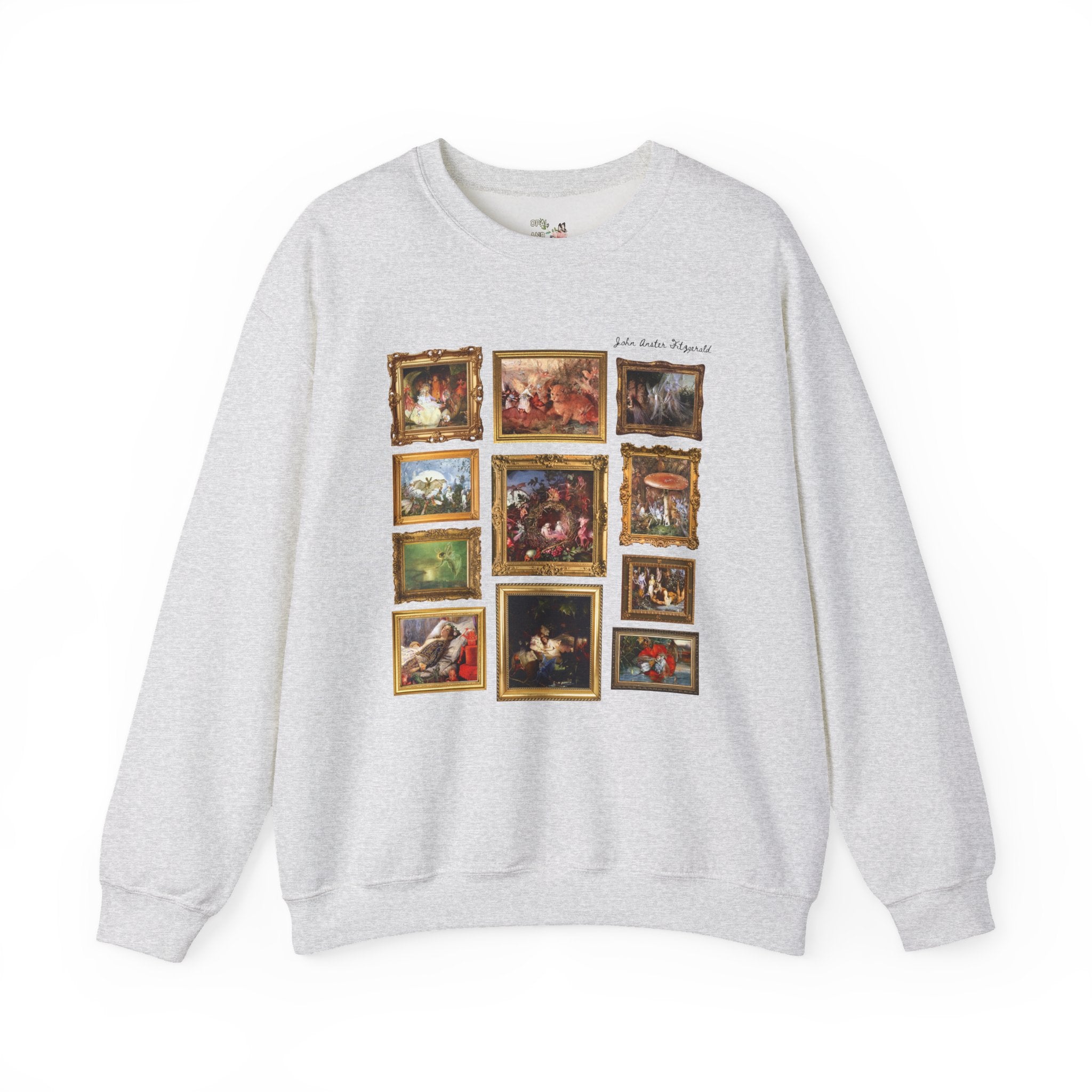 John Anster Fitzgerald Art History Sweatshirt, Victorian Era Fairy Paintings, Fairy Tale Art Historian Gift, 19th Century English Paintings - Opal and June