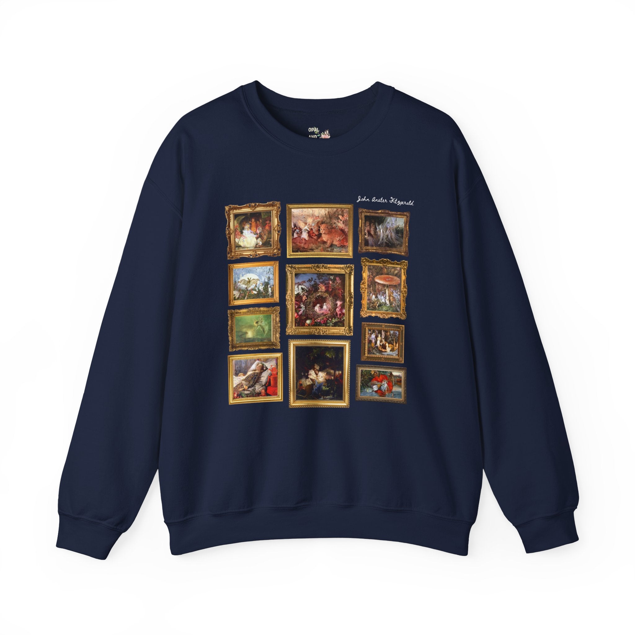 John Anster Fitzgerald Art History Sweatshirt, Victorian Era Fairy Paintings, Fairy Tale Art Historian Gift, 19th Century English Paintings - Opal and June