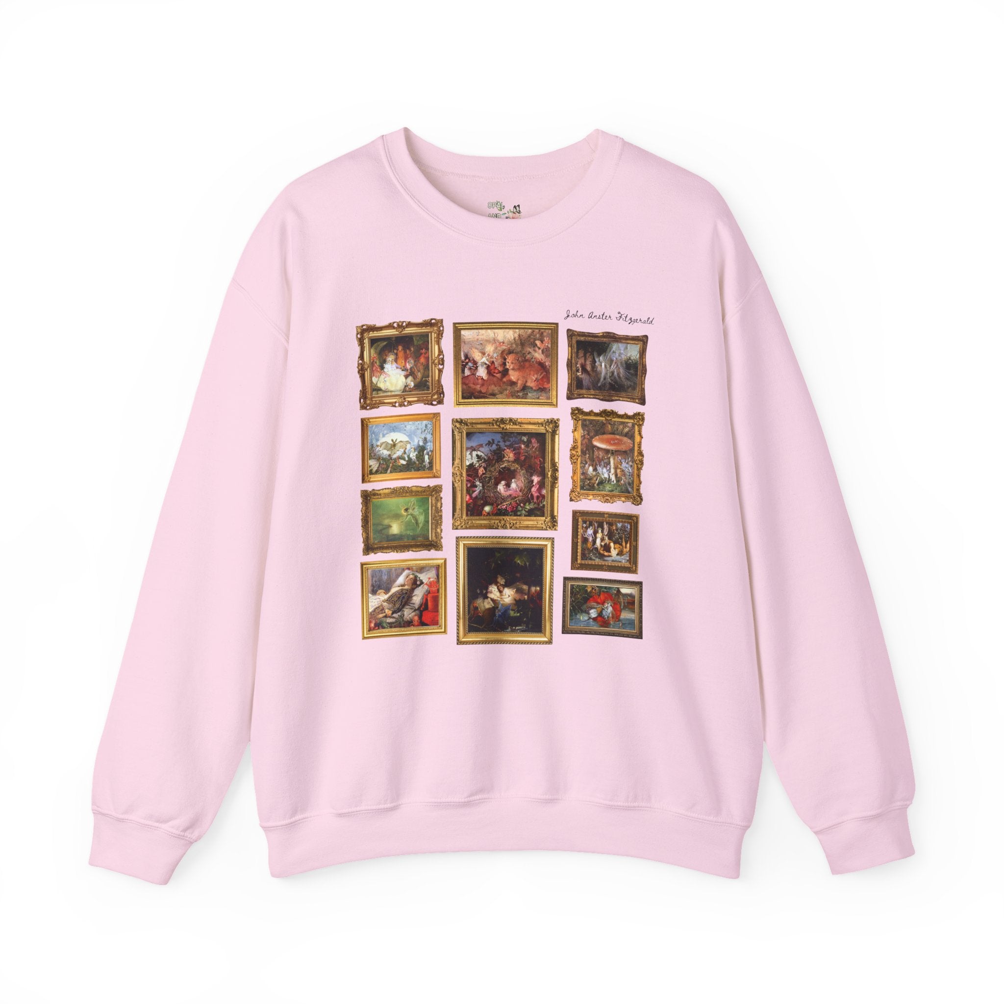 John Anster Fitzgerald Art History Sweatshirt, Victorian Era Fairy Paintings, Fairy Tale Art Historian Gift, 19th Century English Paintings - Opal and June