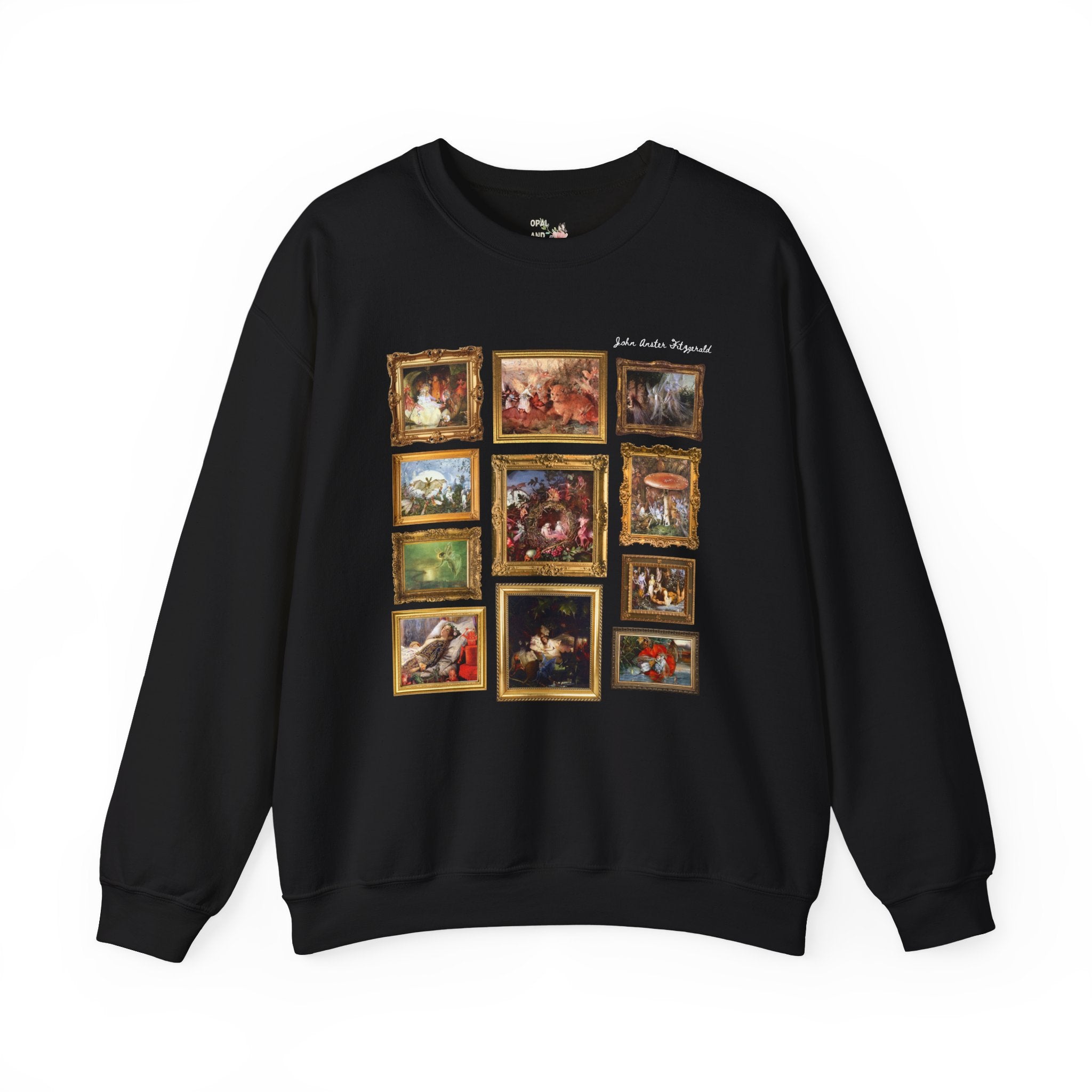 John Anster Fitzgerald Art History Sweatshirt, Victorian Era Fairy Paintings, Fairy Tale Art Historian Gift, 19th Century English Paintings - Opal and June
