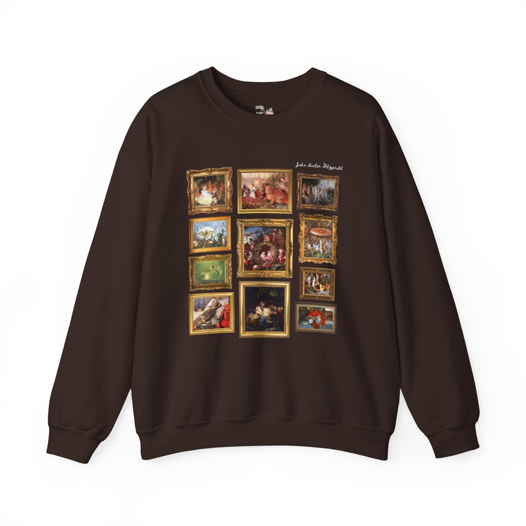 John Anster Fitzgerald Art History Sweatshirt, Victorian Era Fairy Paintings, Fairy Tale Art Historian Gift, 19th Century English Paintings - Opal and June