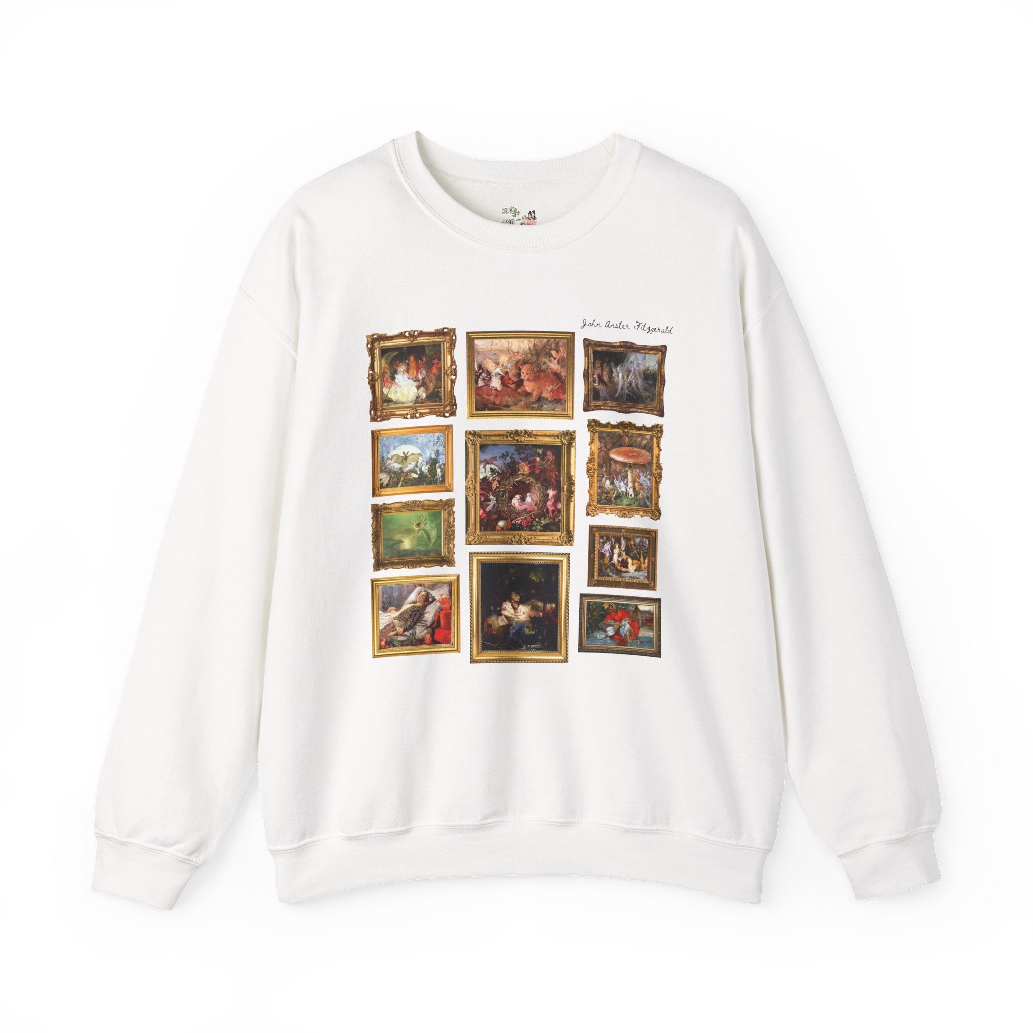 John Anster Fitzgerald Art History Sweatshirt, Victorian Era Fairy Paintings, Fairy Tale Art Historian Gift, 19th Century English Paintings - Opal and June