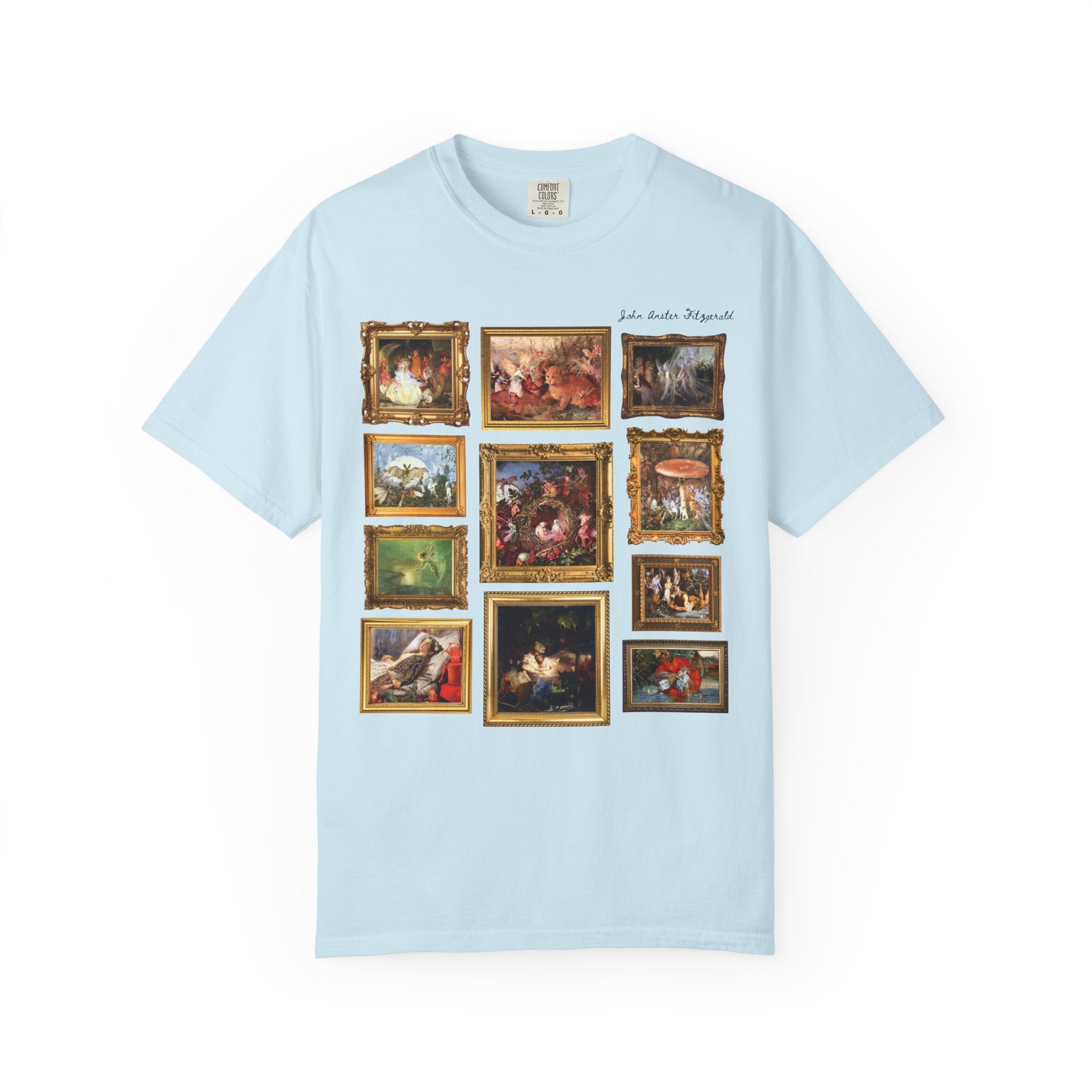 John Anster Fitzgerald Art History T-Shirt, Victorian Era Fairy Paintings, Fairy Tale Art Historian Gift, 19th Century English Paintings - Opal and June