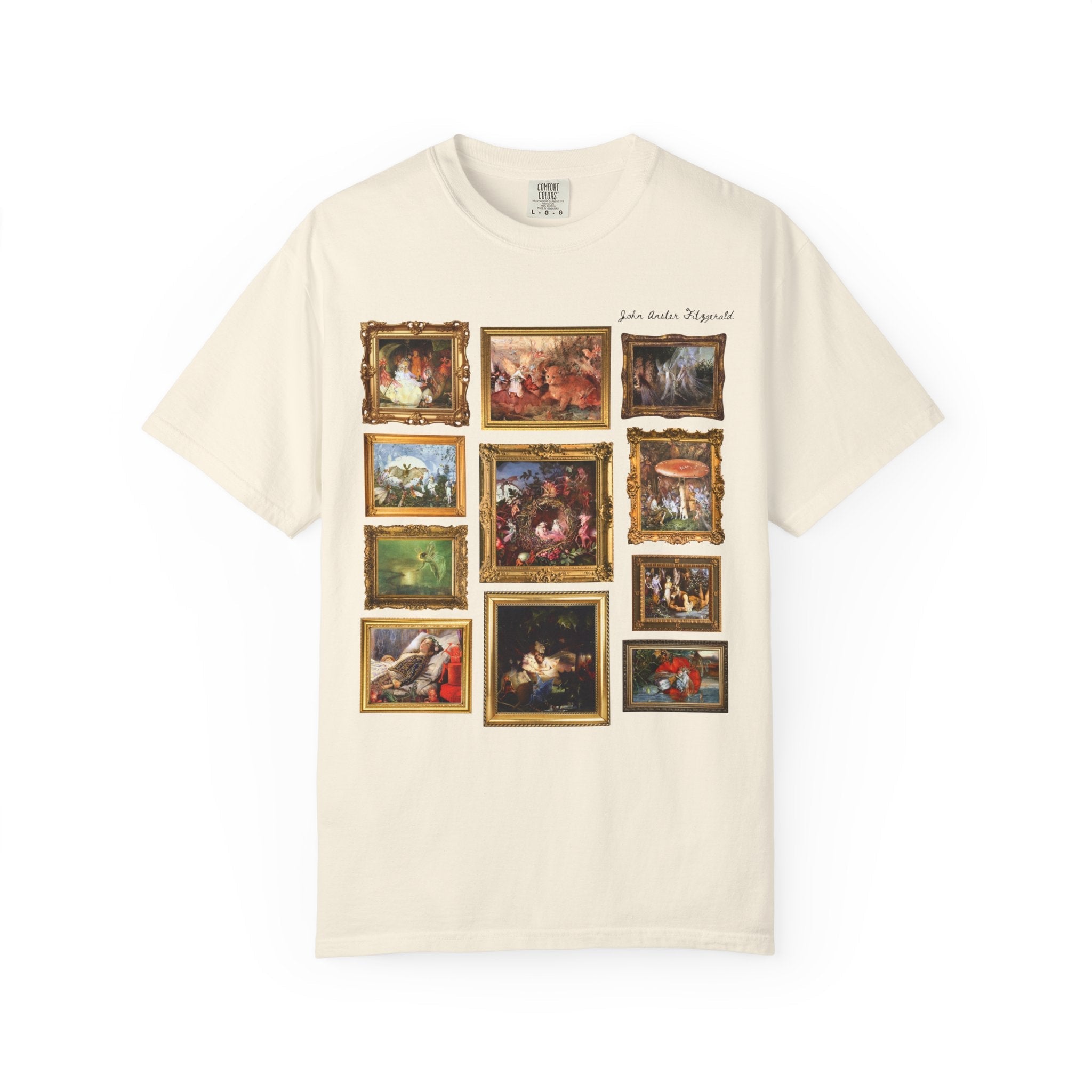 John Anster Fitzgerald Art History T-Shirt, Victorian Era Fairy Paintings, Fairy Tale Art Historian Gift, 19th Century English Paintings - Opal and June