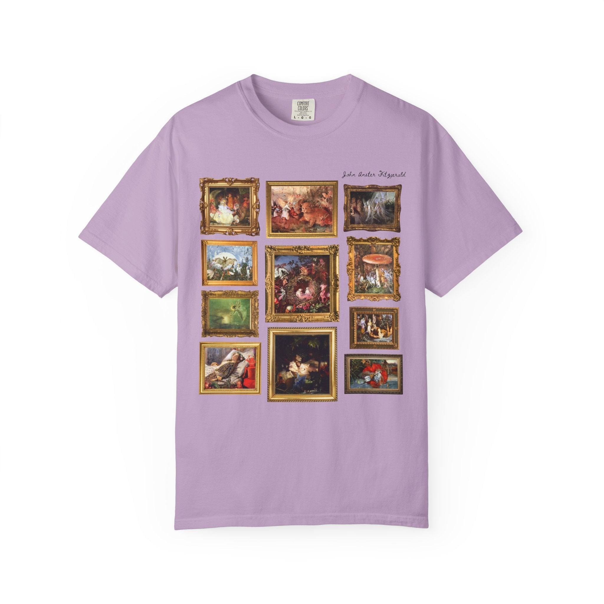 John Anster Fitzgerald Art History T-Shirt, Victorian Era Fairy Paintings, Fairy Tale Art Historian Gift, 19th Century English Paintings - Opal and June