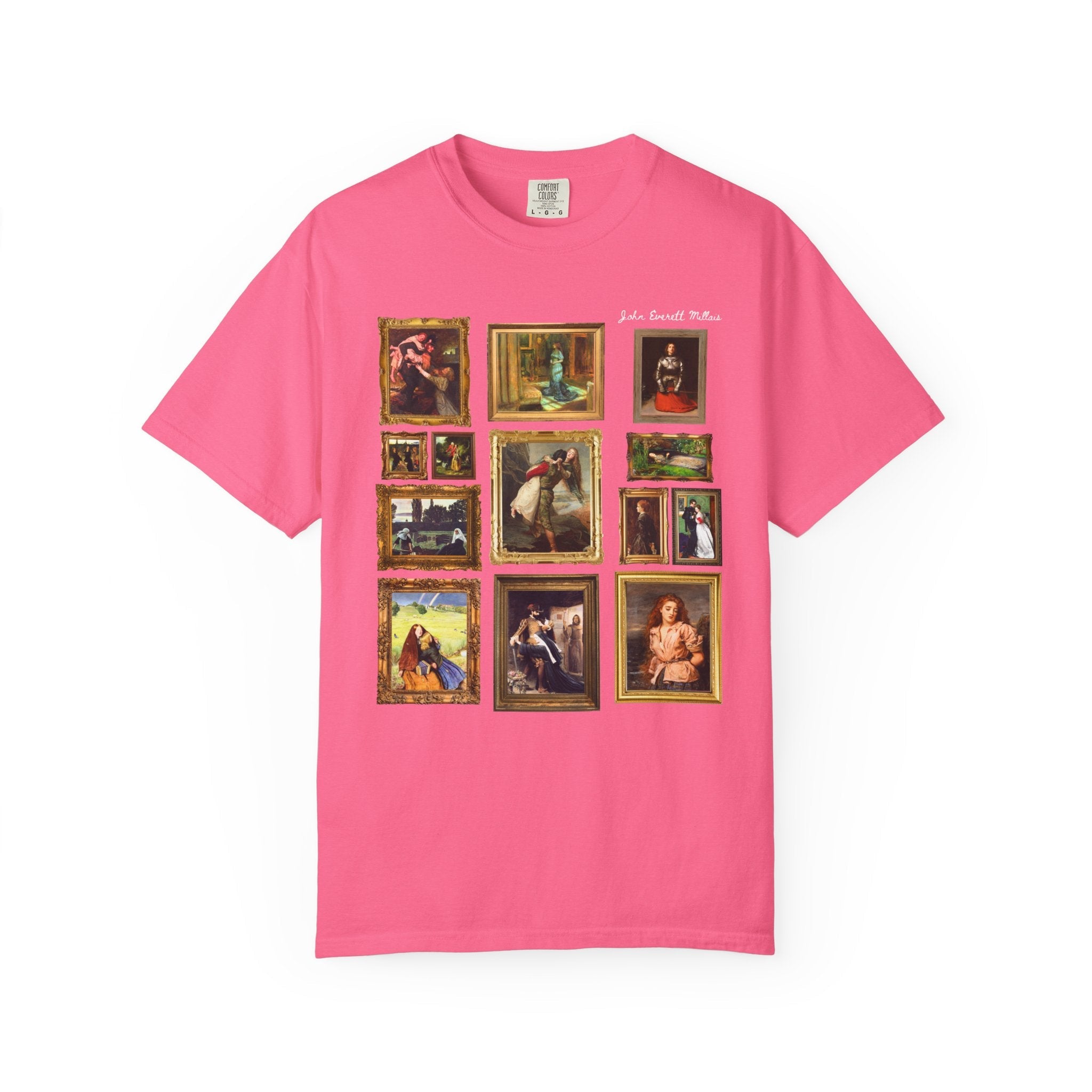 John Everett Millais Art History Shirt for Museum Lover, Colorful English Art Historian Gift, Boho Aesthetic 19th Century Famous Paintings - Opal and June