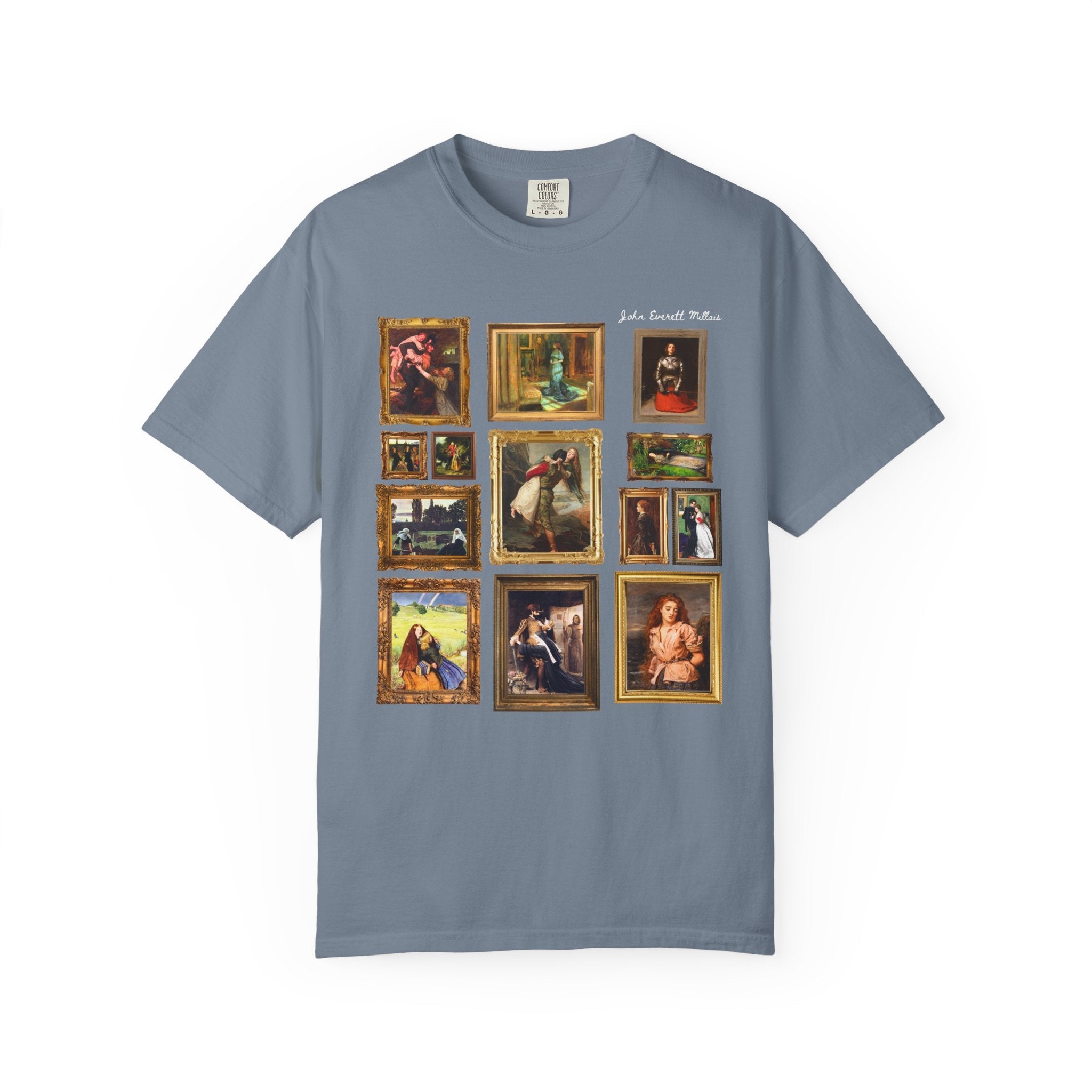 John Everett Millais Art History Shirt for Museum Lover, Colorful English Art Historian Gift, Boho Aesthetic 19th Century Famous Paintings - Opal and June