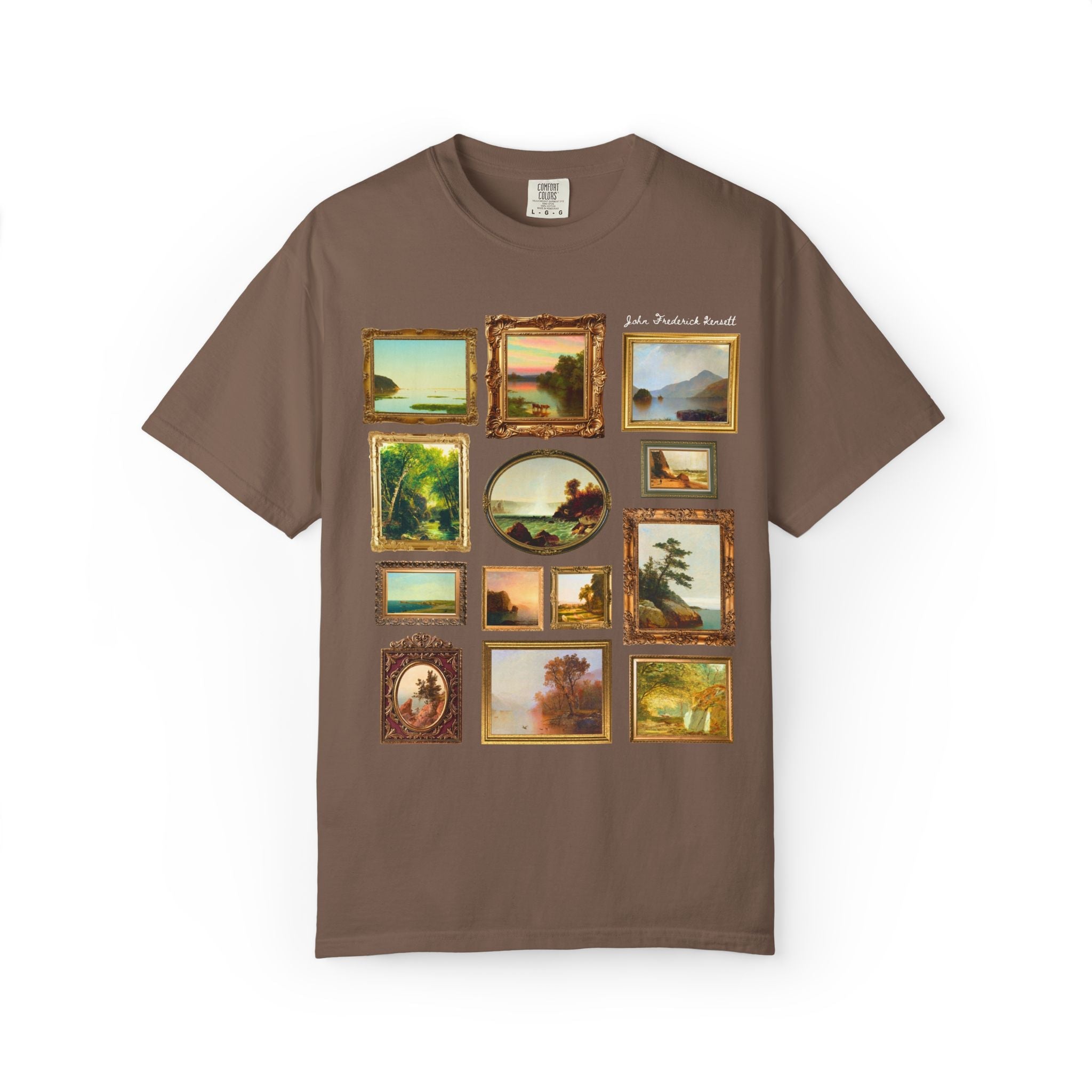 John Frederick Kensett Art History Tee Shirt: Luminism American Art Movement, Hudson River School 19th Century Art History Buff Gift - Opal and June