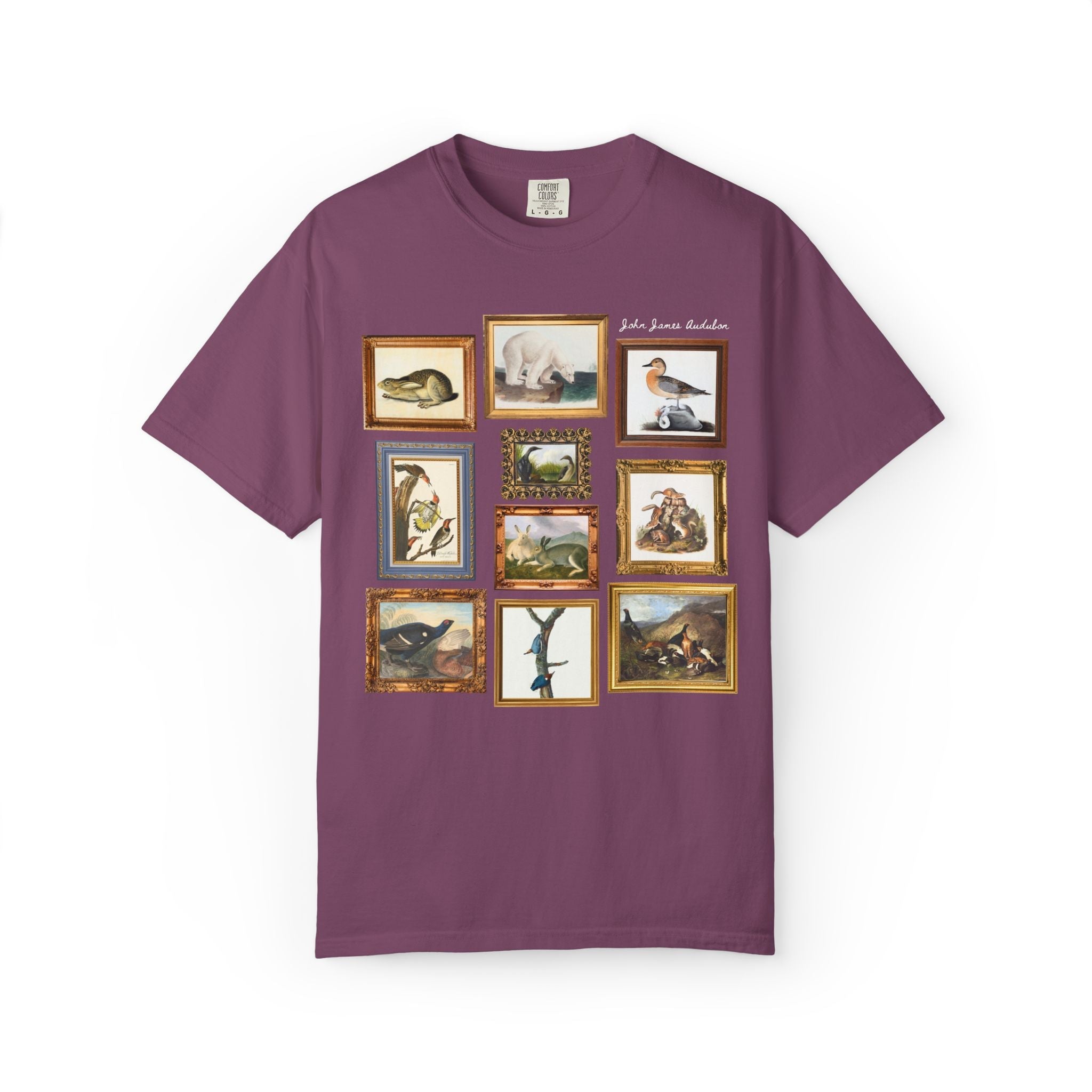 John James Audubon Famous Paintings Tee Shirt - Opal and June