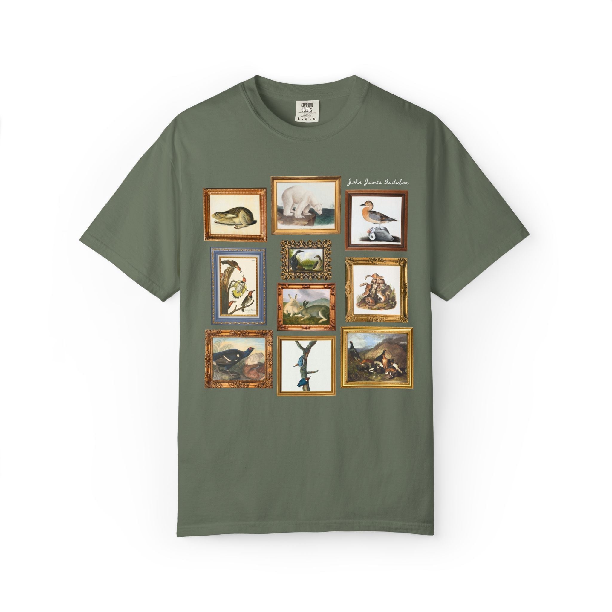 John James Audubon Famous Paintings Tee Shirt - Opal and June