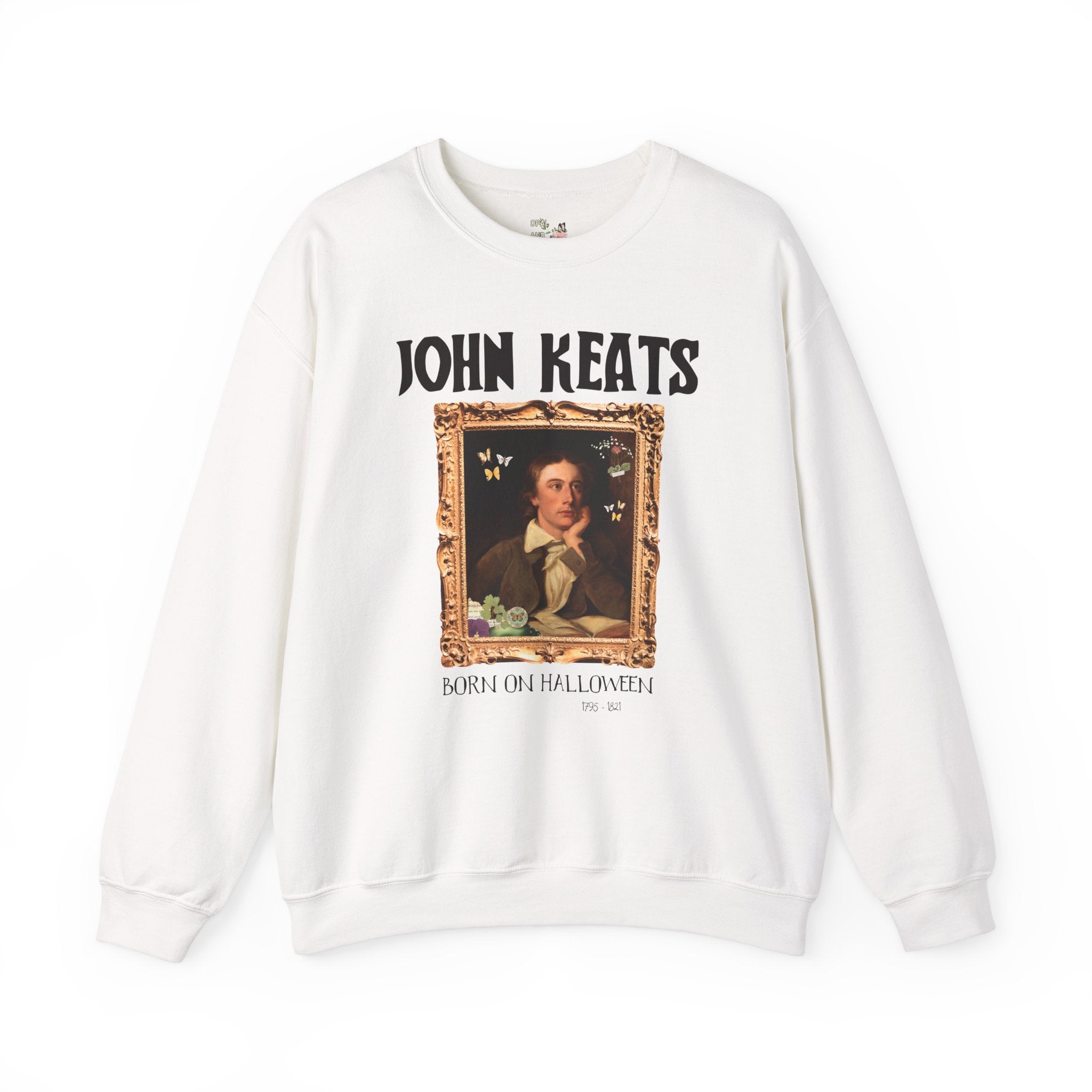 John Keats Romantic Poetry Movement Sweatshirt, 19th Century English Literature Professor Shirt, Bookworm Who Loves Poetry, English Major - Opal and June