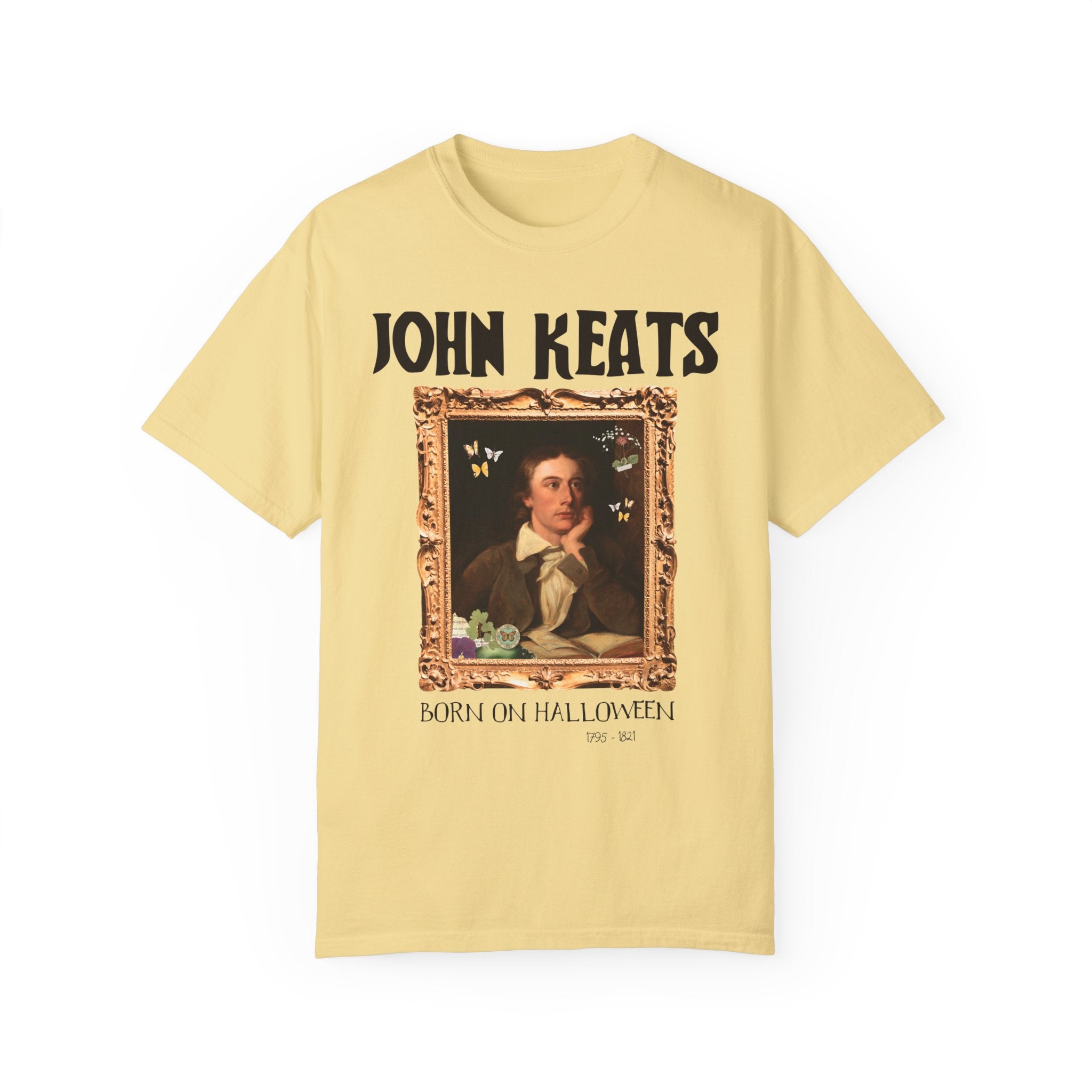 John Keats Romantic Poetry Movement Tee Shirt, 19th Century English Literature Professor Shirt for Bookworm Who Loves Poetry, English Major - Opal and June
