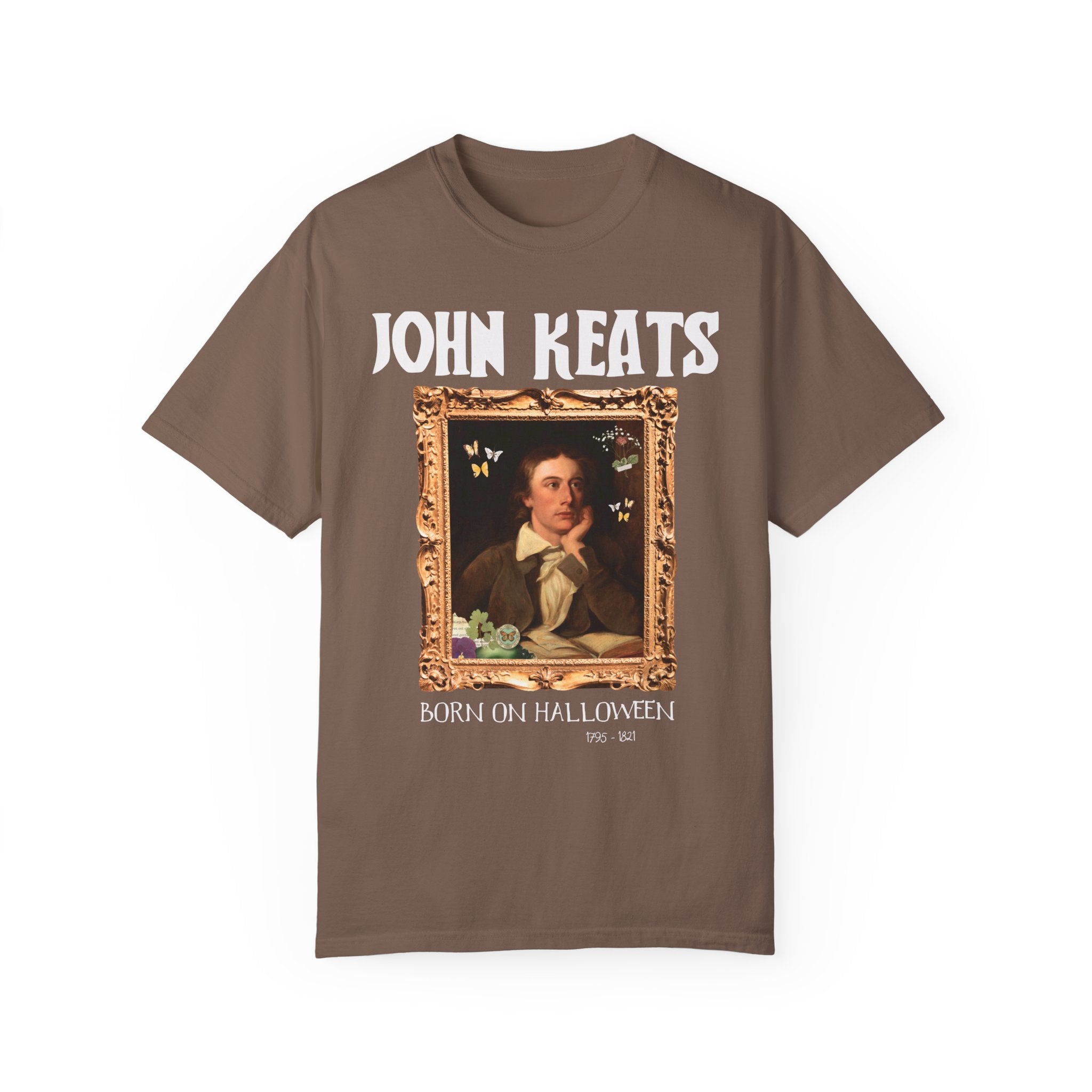 John Keats Romantic Poetry Movement Tee Shirt, 19th Century English Literature Professor Shirt for Bookworm Who Loves Poetry, English Major - Opal and June