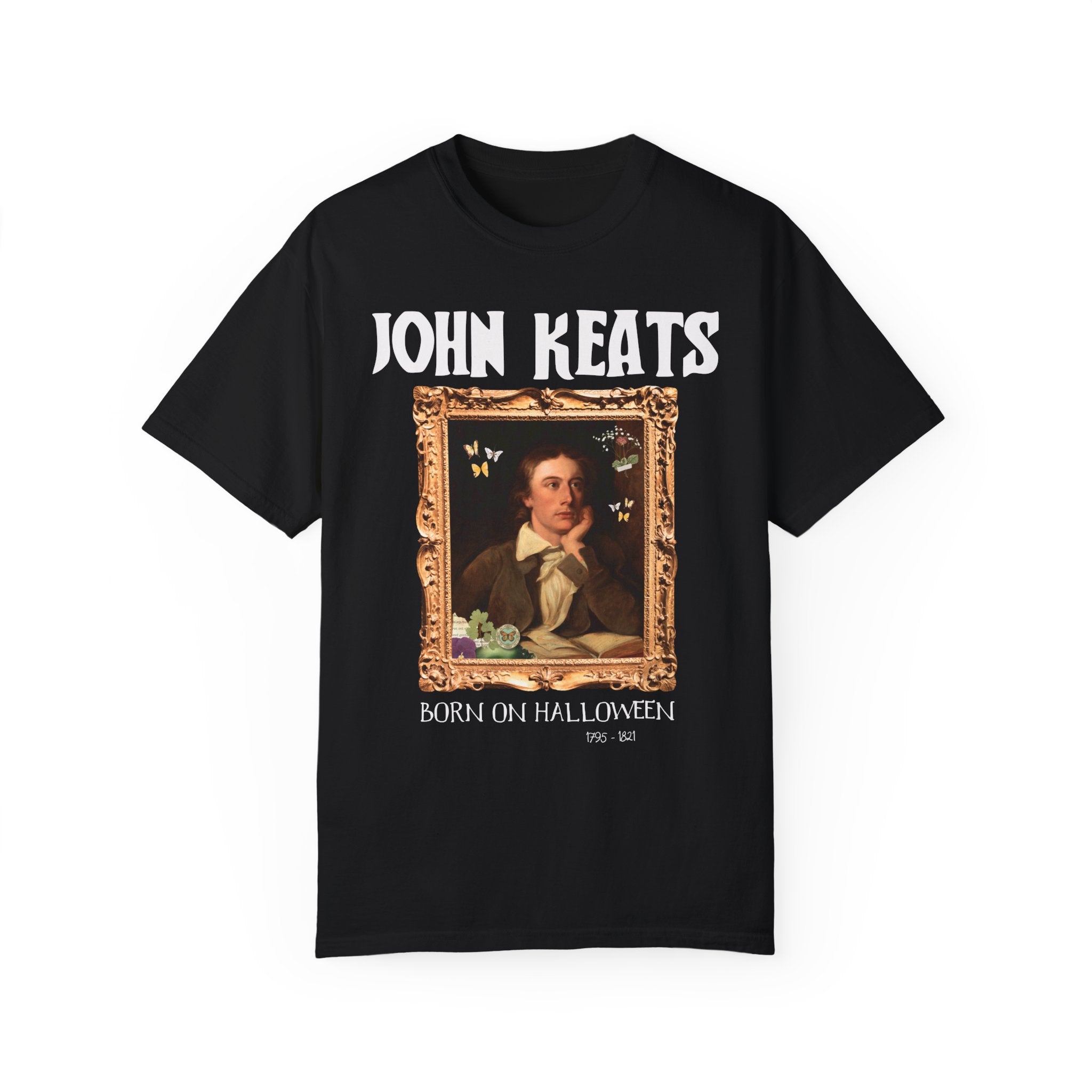 John Keats Romantic Poetry Movement Tee Shirt, 19th Century English Literature Professor Shirt for Bookworm Who Loves Poetry, English Major - Opal and June