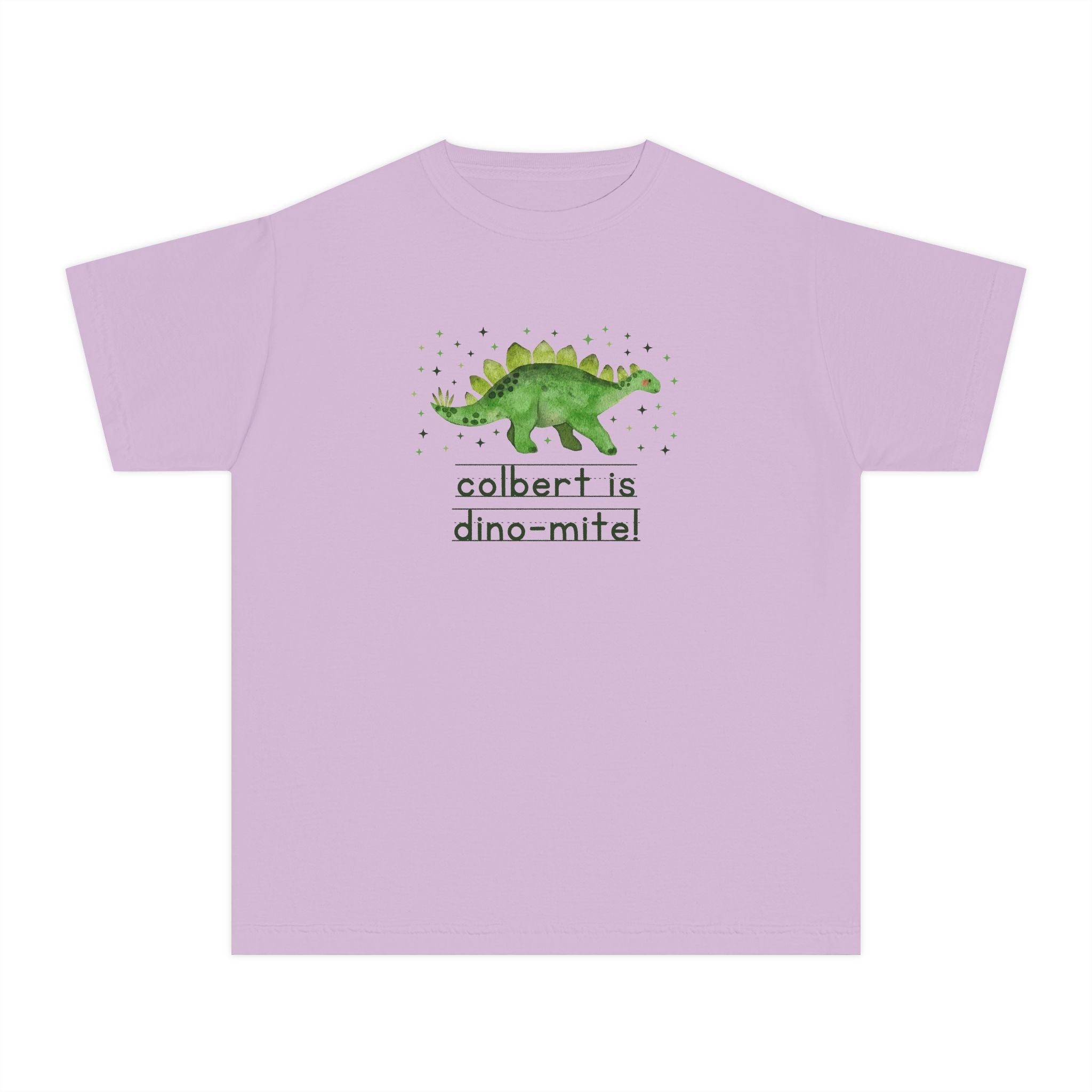 John L Colbert School is Dino - Mite Kids Tee Shirt | FPS + Opal and June Kids Tee Shirt, Fayetteville Public Schools - Opal and June