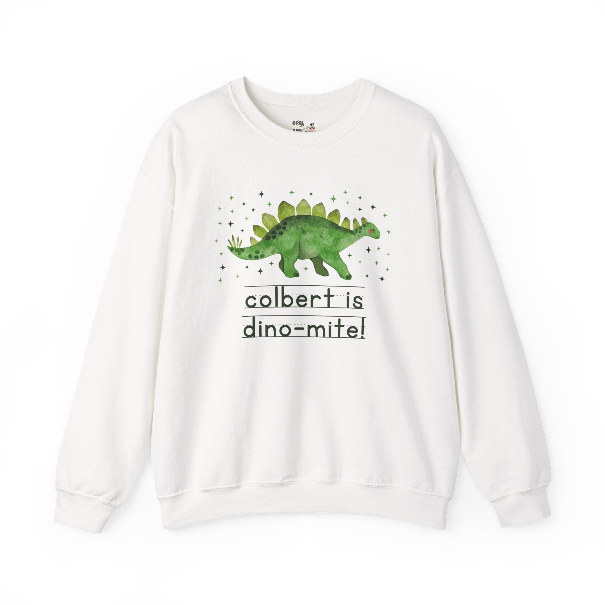 John L Colbert School is Dino - Mite Sweatshirt | FPS + Opal and June Sweatshirt, Fayetteville Public Schools - Opal and June