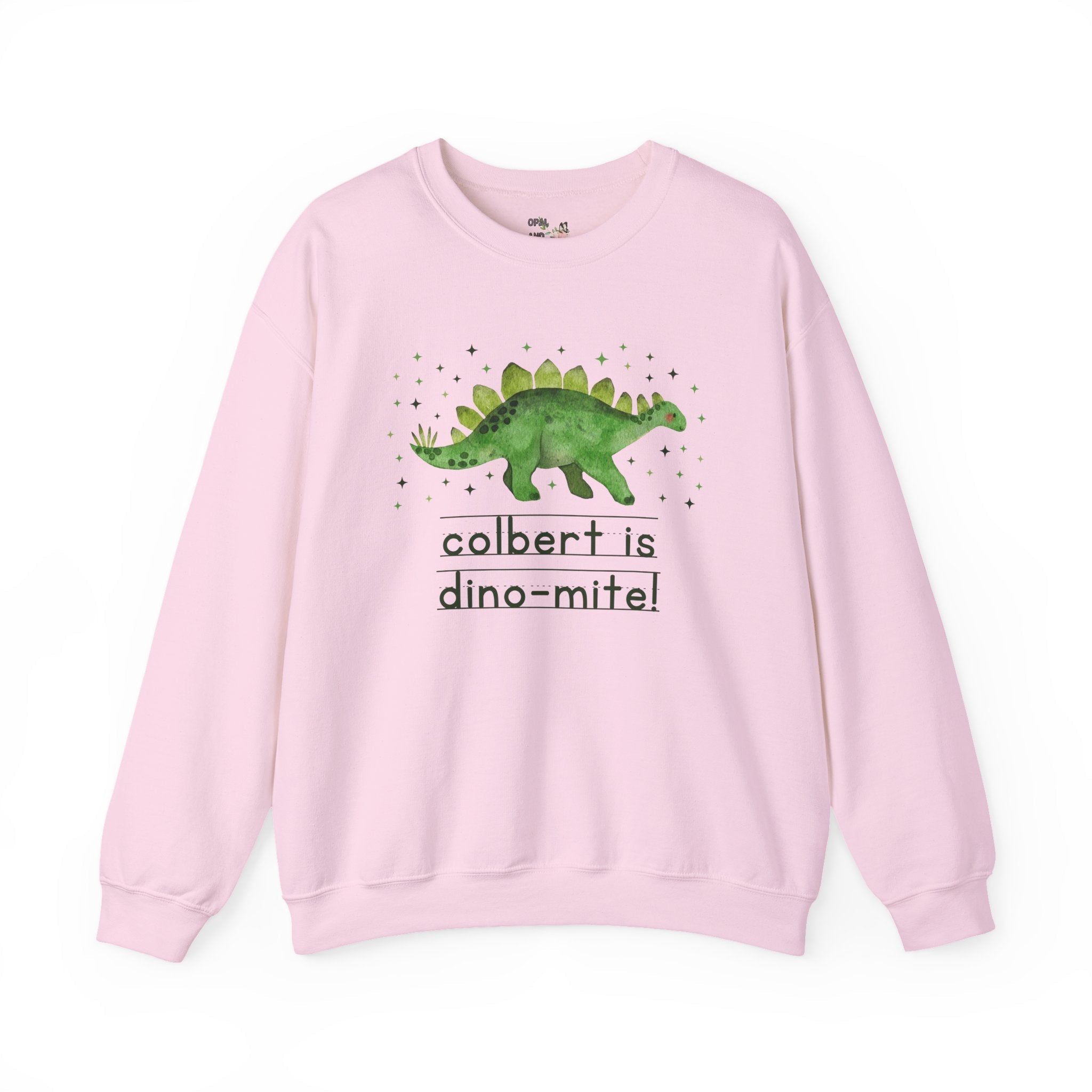 John L Colbert School is Dino - Mite Sweatshirt | FPS + Opal and June Sweatshirt, Fayetteville Public Schools - Opal and June