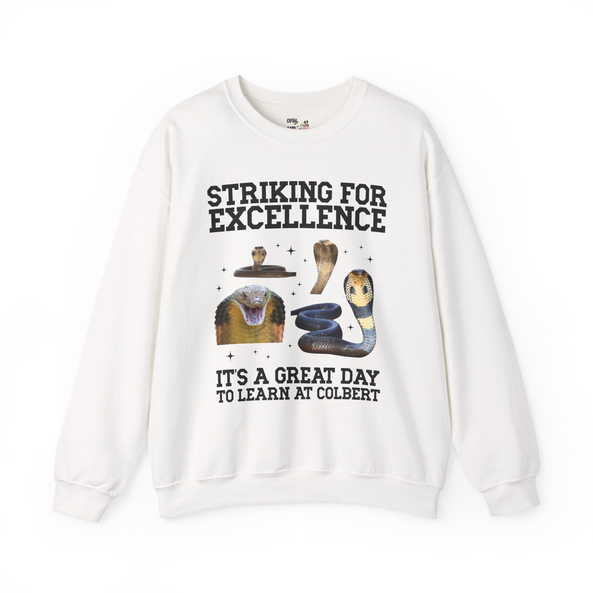 John L. Colbert School Sweatshirt: Striking for Excellence | FPS + Opal and June Sweatshirt, Fayetteville Public Schools - Opal and June