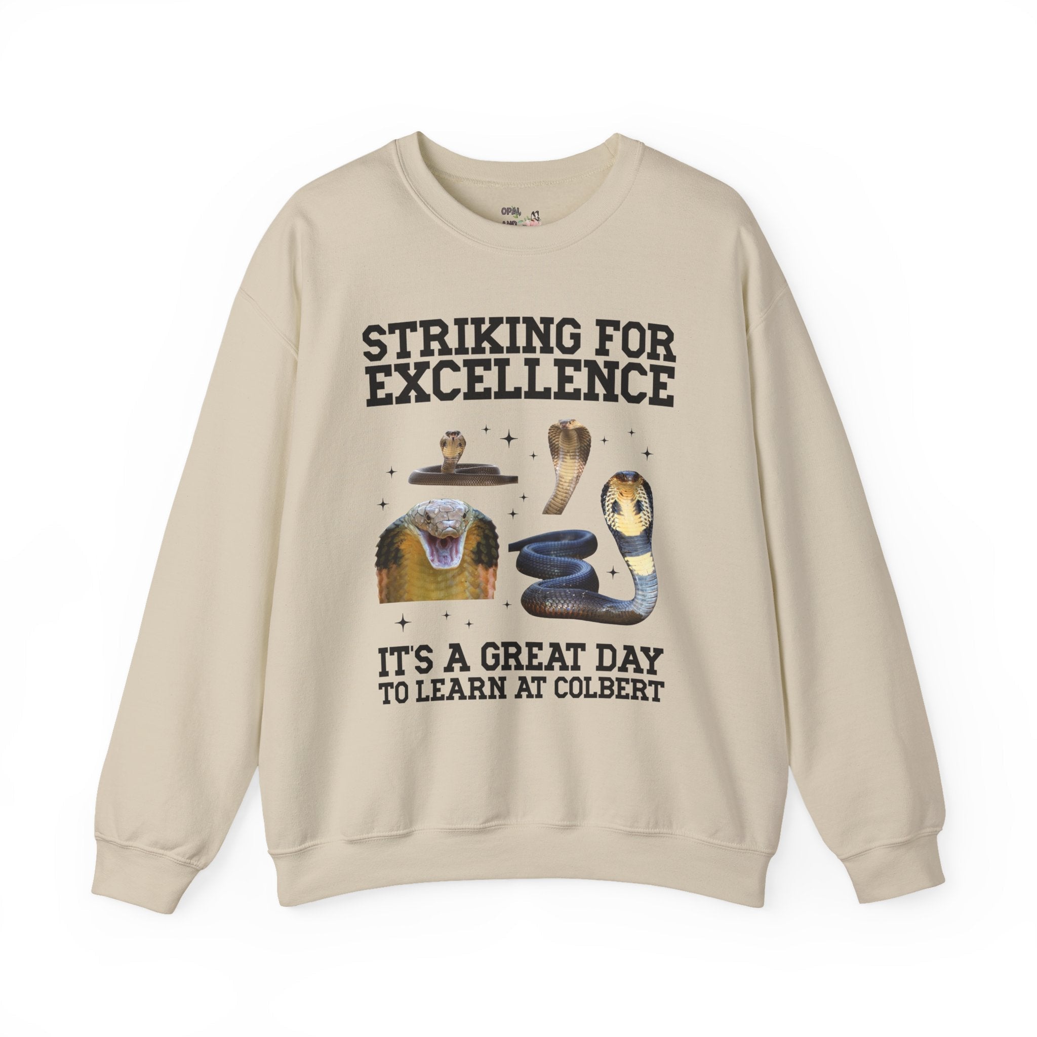 John L. Colbert School Sweatshirt: Striking for Excellence | FPS + Opal and June Sweatshirt, Fayetteville Public Schools - Opal and June
