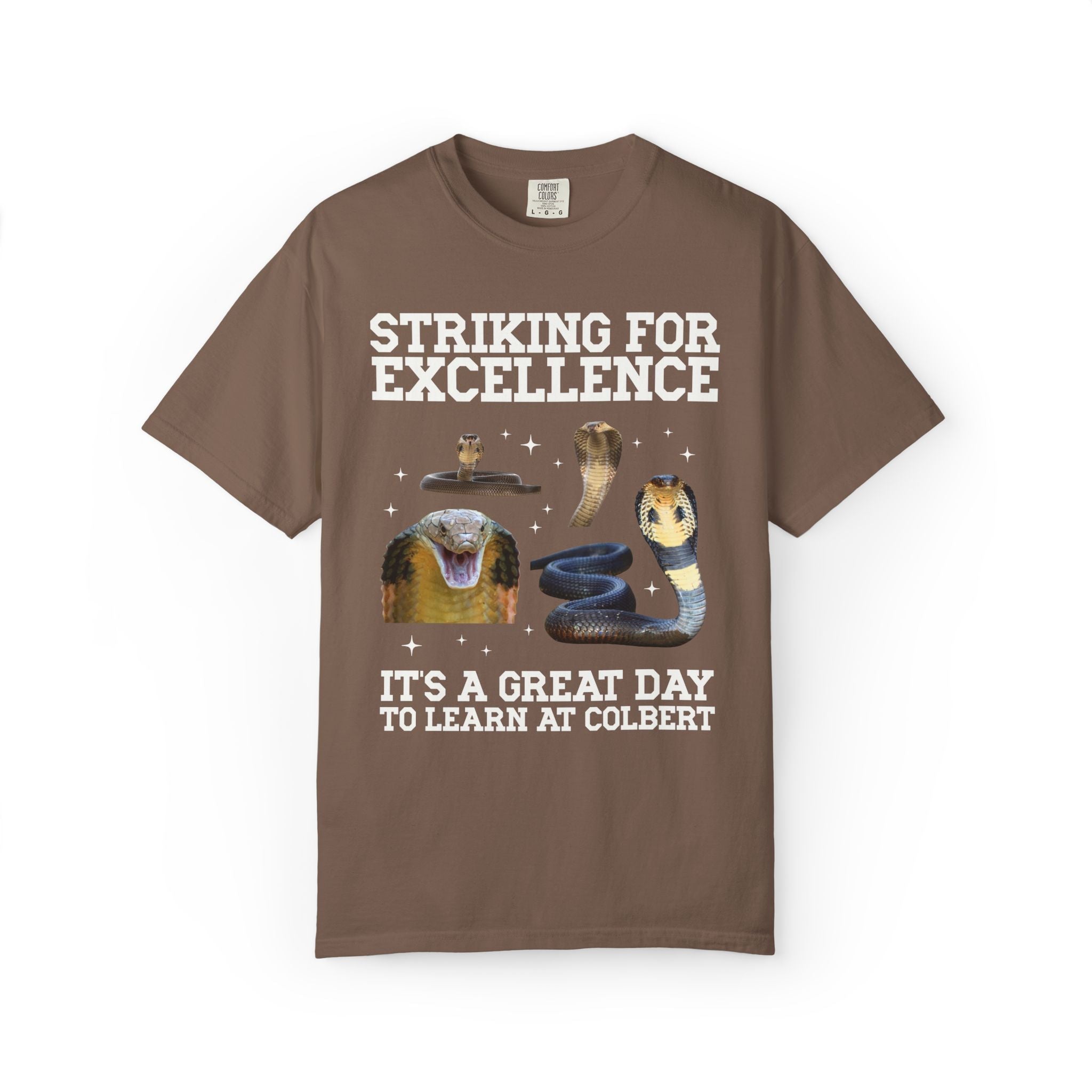 John L. Colbert School Tee Shirt: Striking for Excellence | FPS + Opal and June Tee Shirt, Fayetteville Public Schools - Opal and June