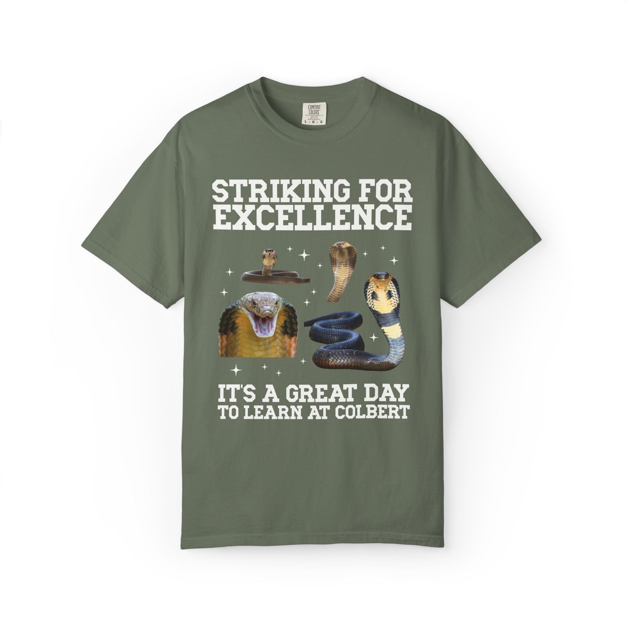 John L. Colbert School Tee Shirt: Striking for Excellence | FPS + Opal and June Tee Shirt, Fayetteville Public Schools - Opal and June