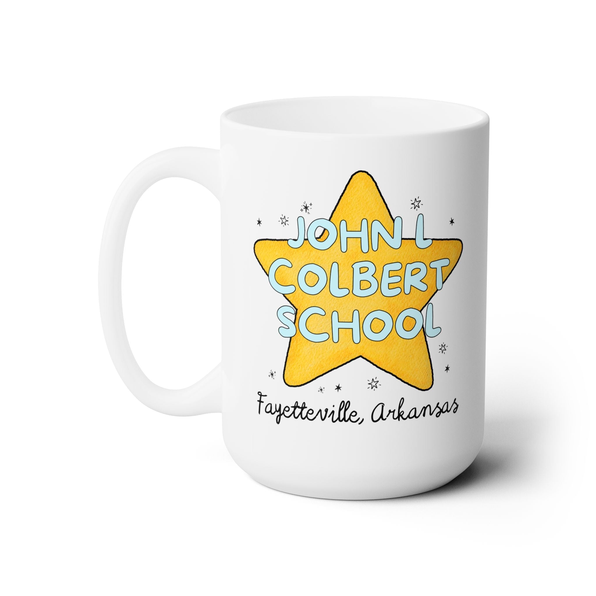 John L Colbert Star 15 Oz Coffee Mug - Opal and June