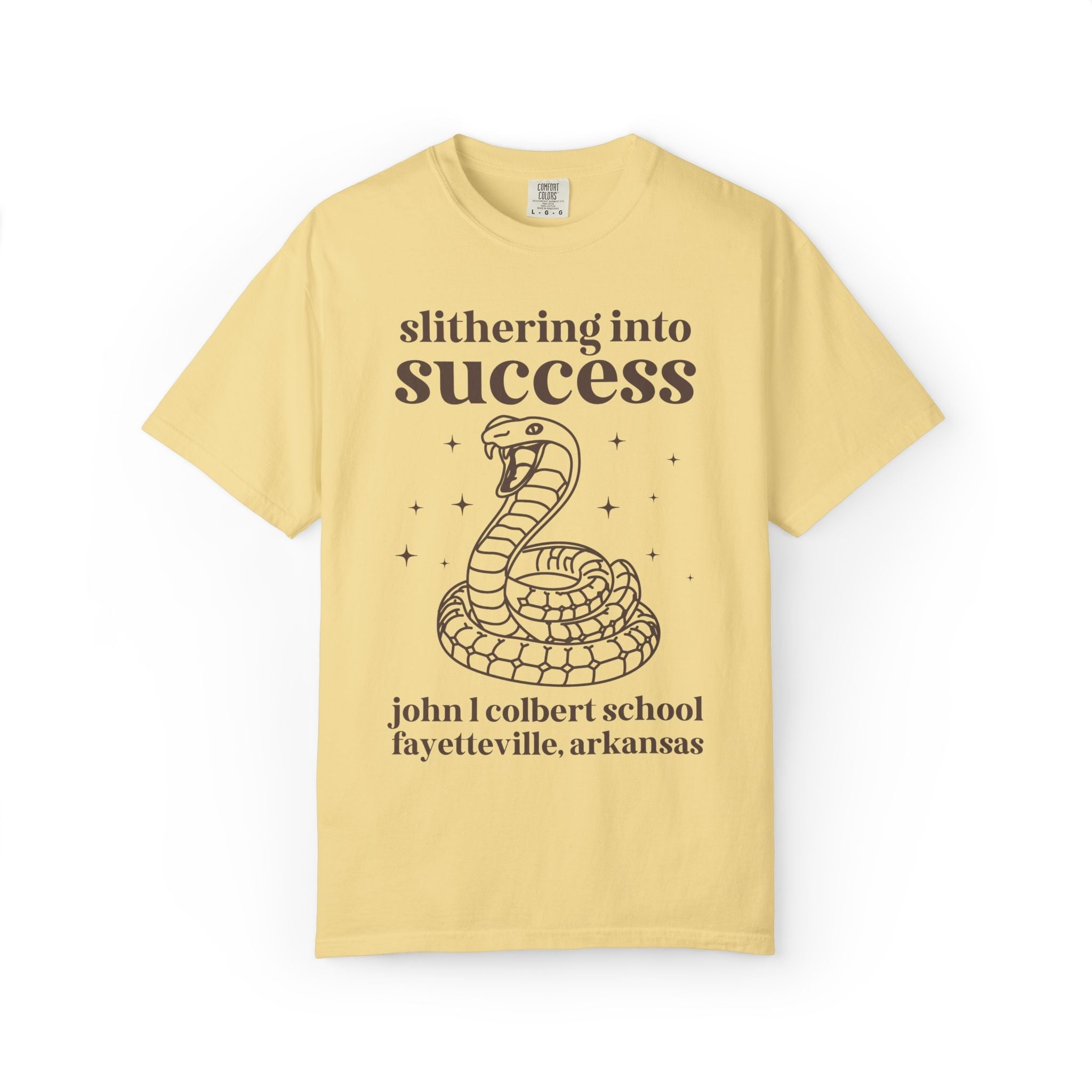 John L Colbert Tee Shirt: Slithering into Success - Opal and June