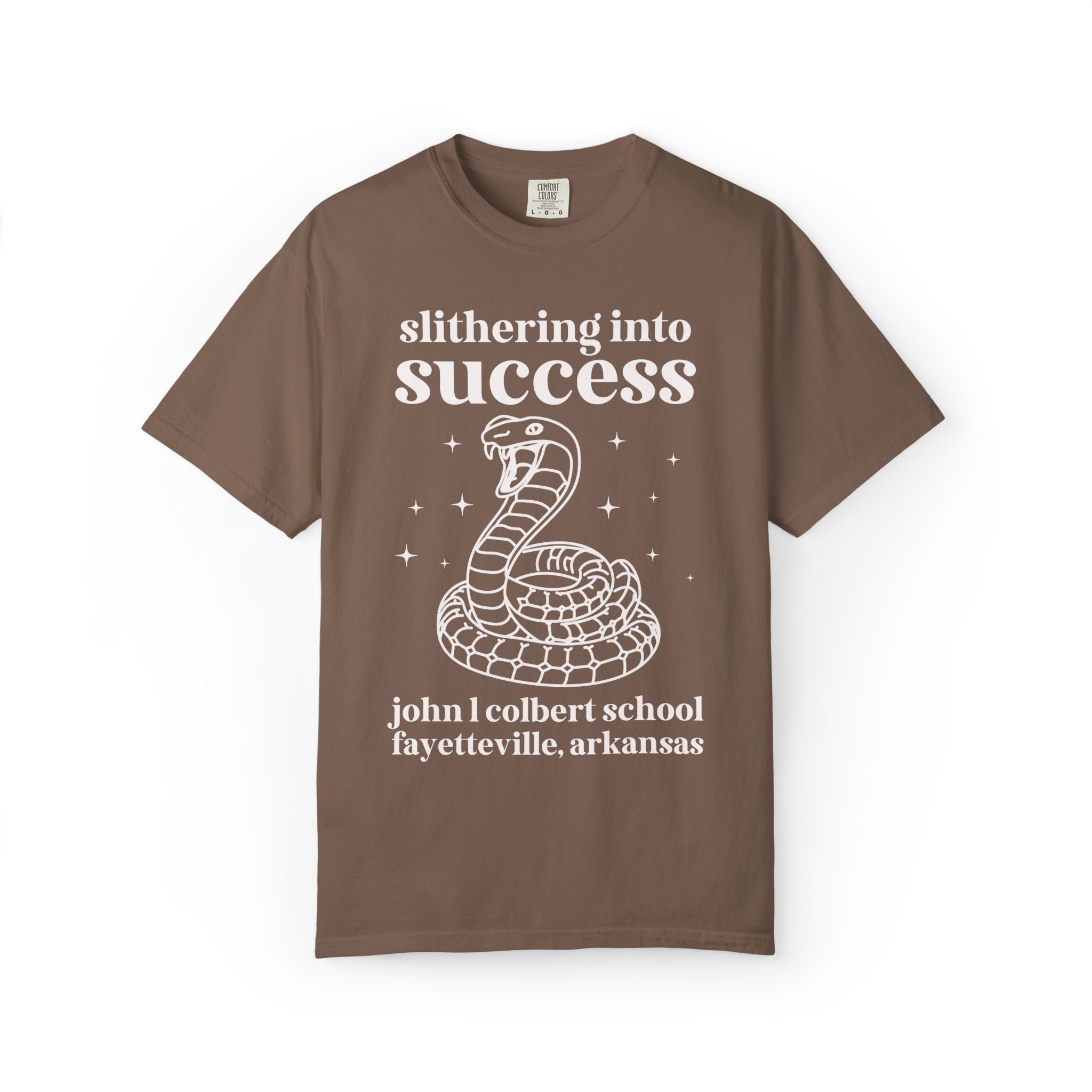 John L Colbert Tee Shirt: Slithering into Success - Opal and June