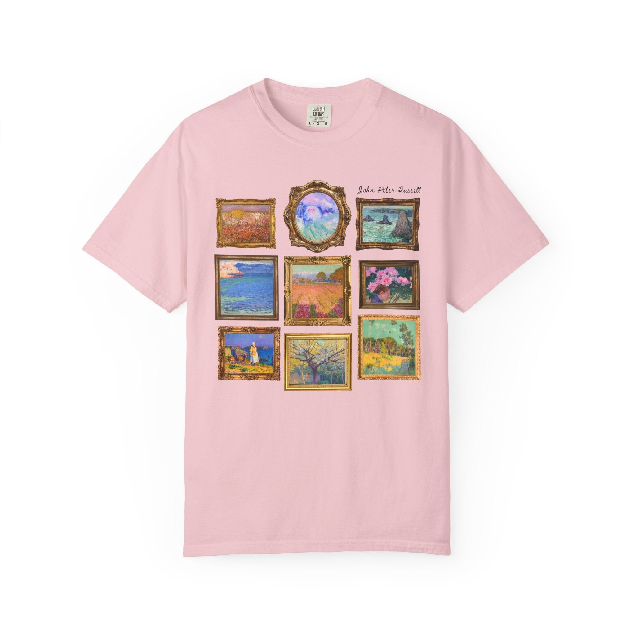 John Peter Russell Australian Impressionist Art History T-Shirt: 19th Century Impressionist Artist, Museum Lover Gift, Colorful Landscapes - Opal and June
