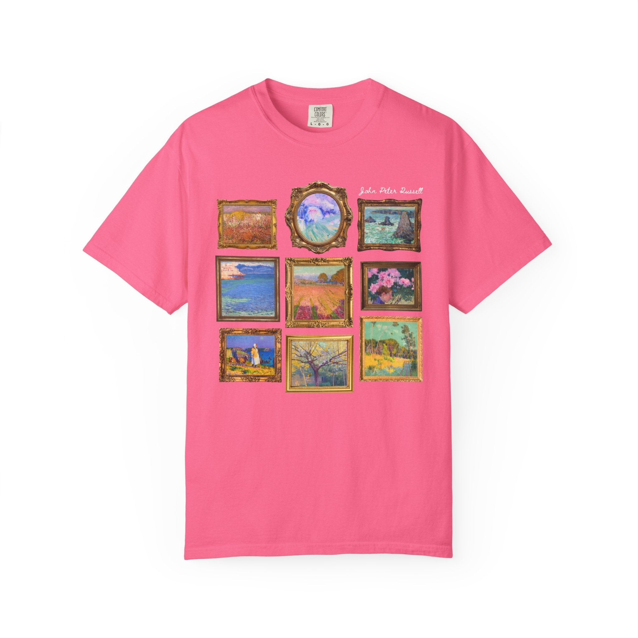 John Peter Russell Australian Impressionist Art History T-Shirt: 19th Century Impressionist Artist, Museum Lover Gift, Colorful Landscapes - Opal and June