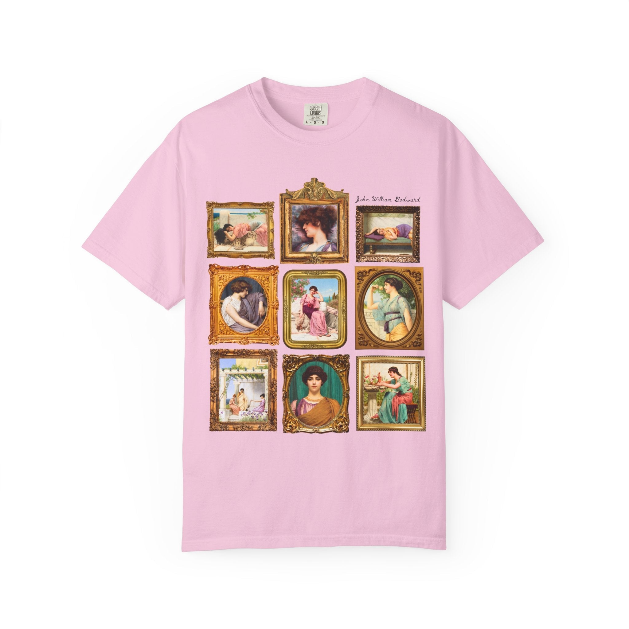 John William Godward Art History Tee Shirt: Famous 19th Century Paintings, Neo - Classicism and Academism Art Movements, Humanities Teacher T - Opal and June