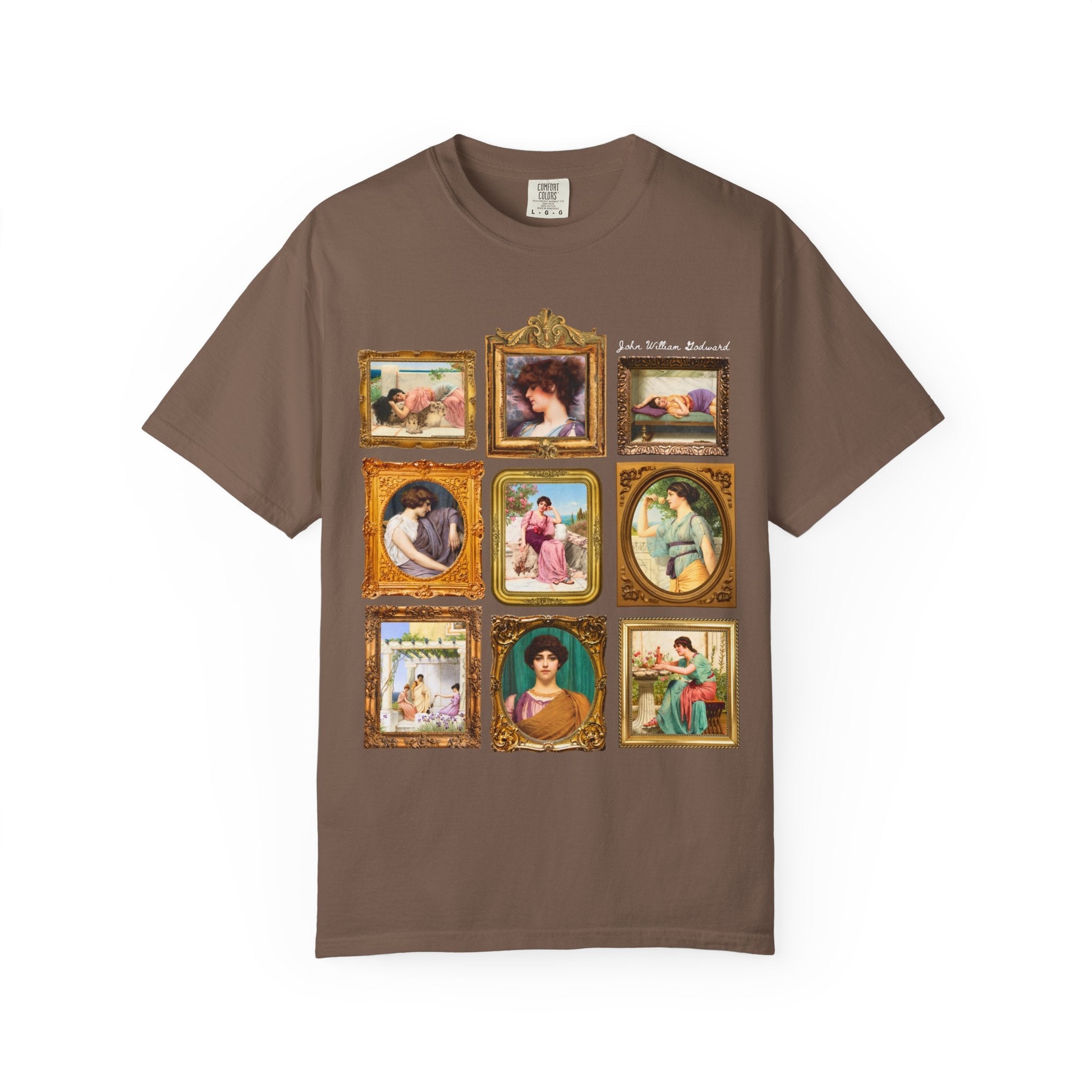 John William Godward Art History Tee Shirt: Famous 19th Century Paintings, Neo - Classicism and Academism Art Movements, Humanities Teacher T - Opal and June