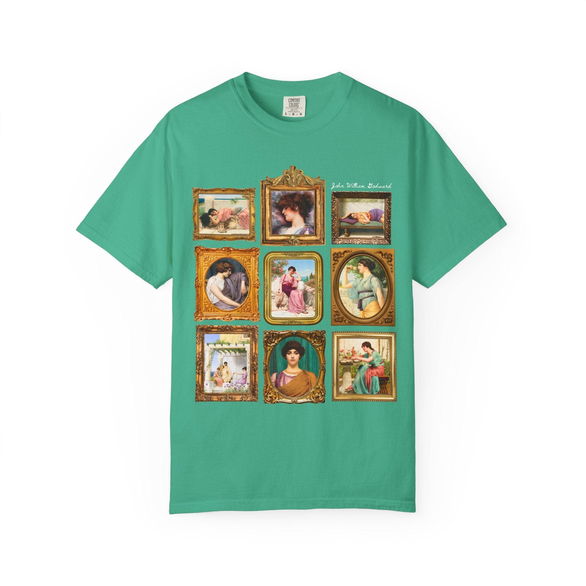 John William Godward Art History Tee Shirt: Famous 19th Century Paintings, Neo - Classicism and Academism Art Movements, Humanities Teacher T - Opal and June