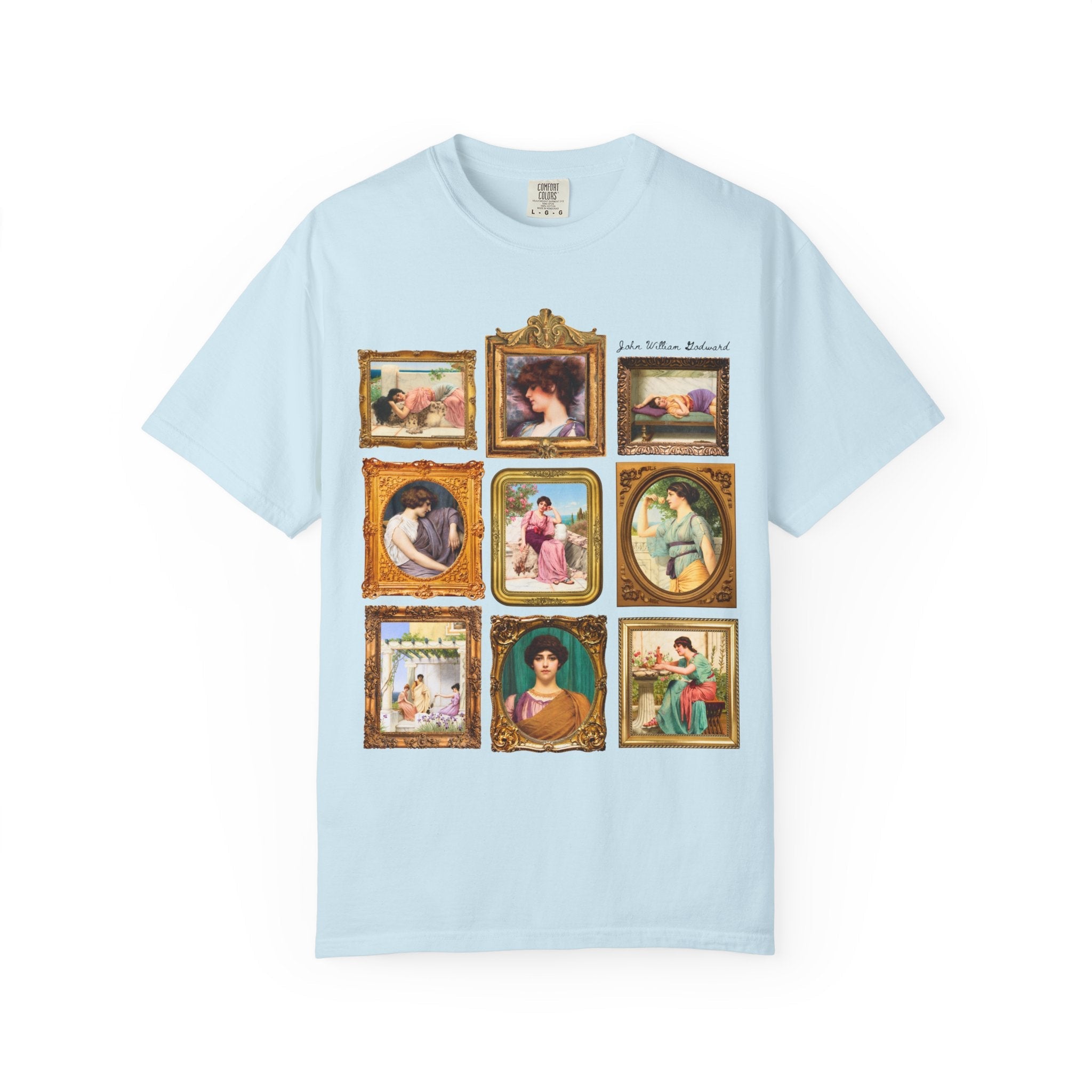 John William Godward Art History Tee Shirt: Famous 19th Century Paintings, Neo - Classicism and Academism Art Movements, Humanities Teacher T - Opal and June
