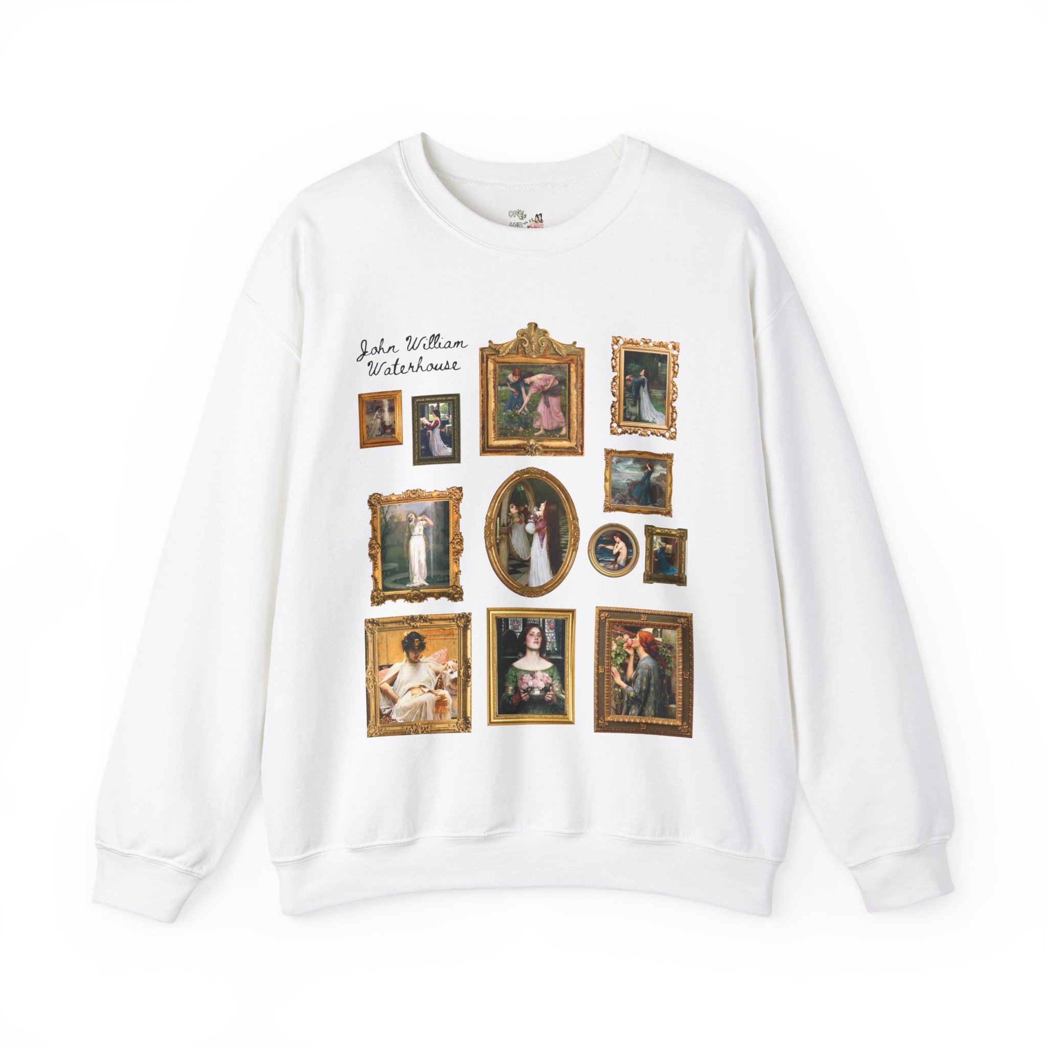 John William Waterhouse Famous Paintings Sweatshirt, Gallery Wall Vibes, 19th Century Art History Gift for Humanities Major, European Art - Opal and June