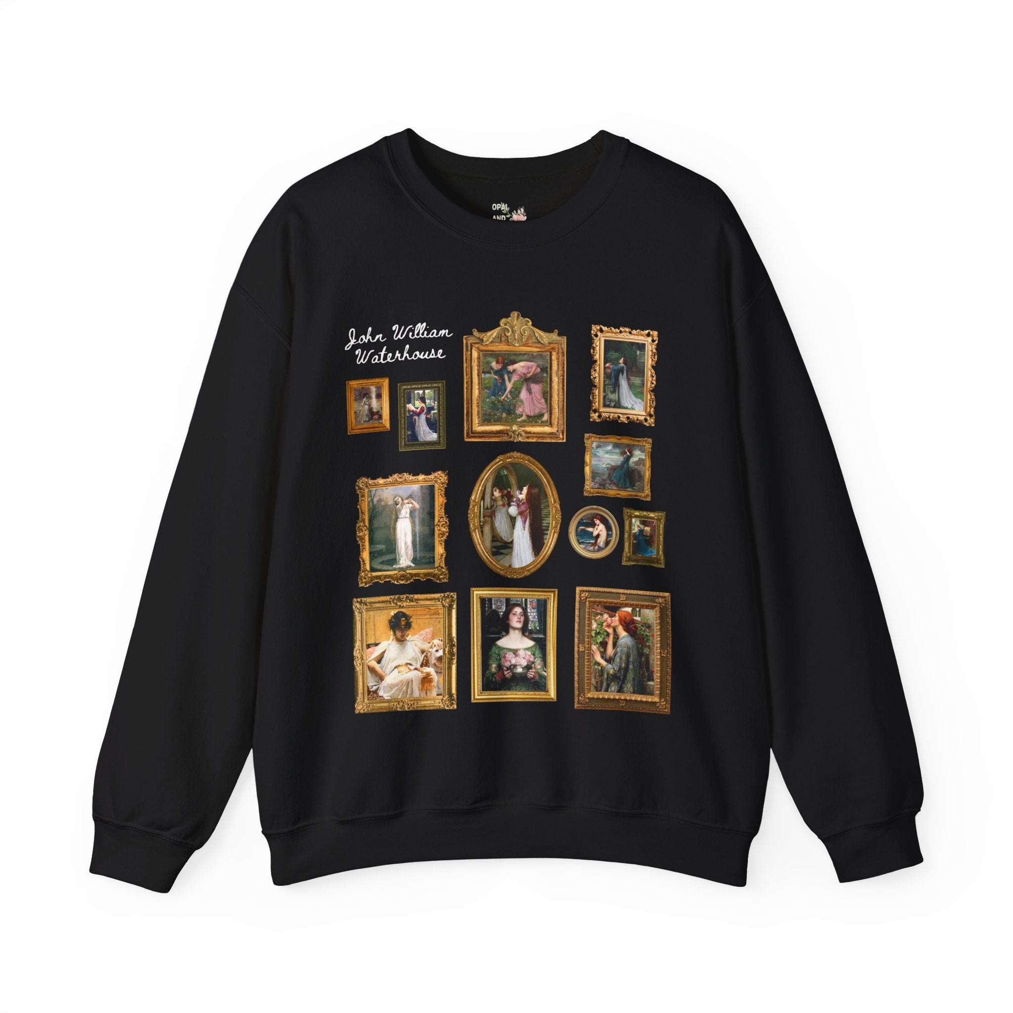 John William Waterhouse Famous Paintings Sweatshirt, Gallery Wall Vibes, 19th Century Art History Gift for Humanities Major, European Art - Opal and June