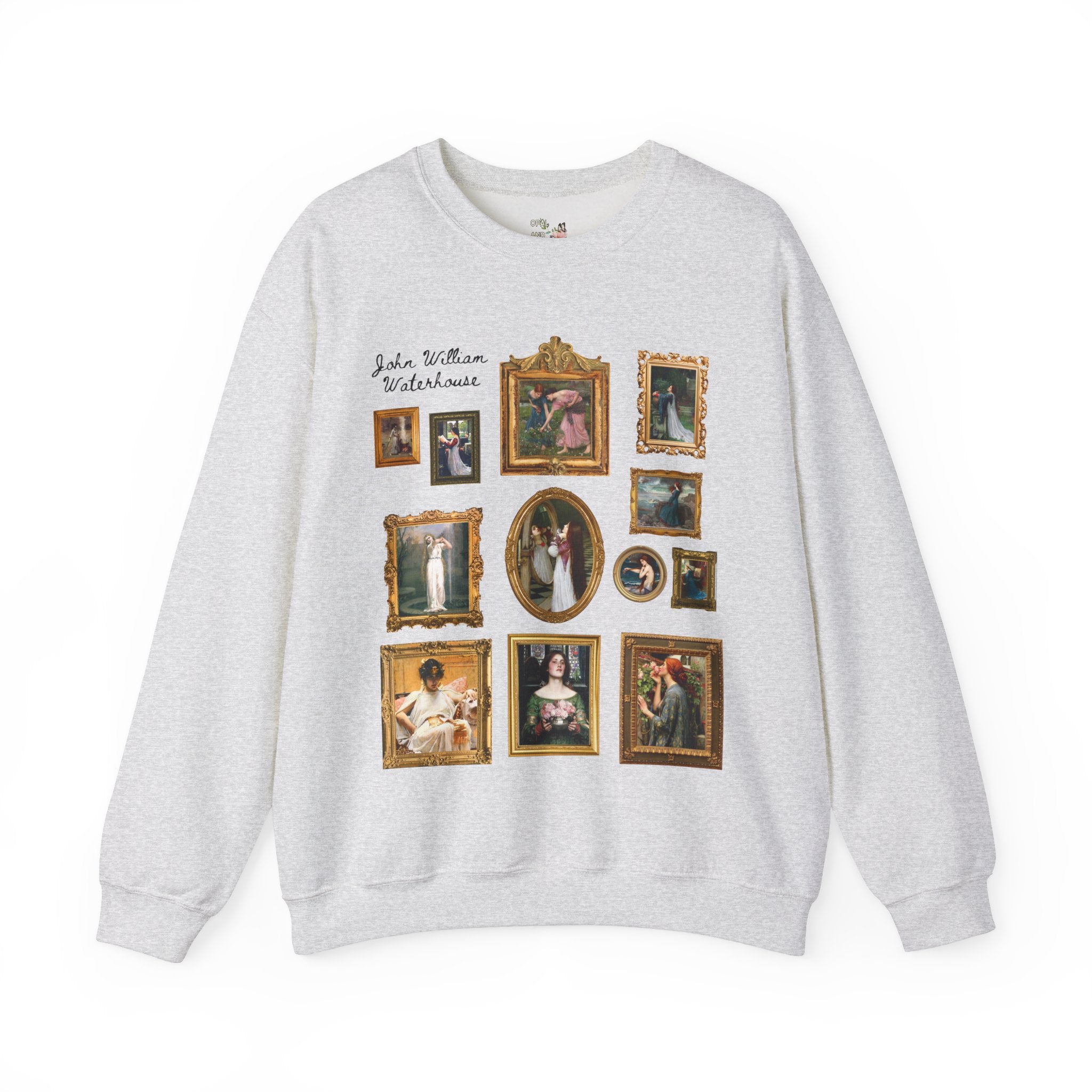 John William Waterhouse Famous Paintings Sweatshirt, Gallery Wall Vibes, 19th Century Art History Gift for Humanities Major, European Art - Opal and June