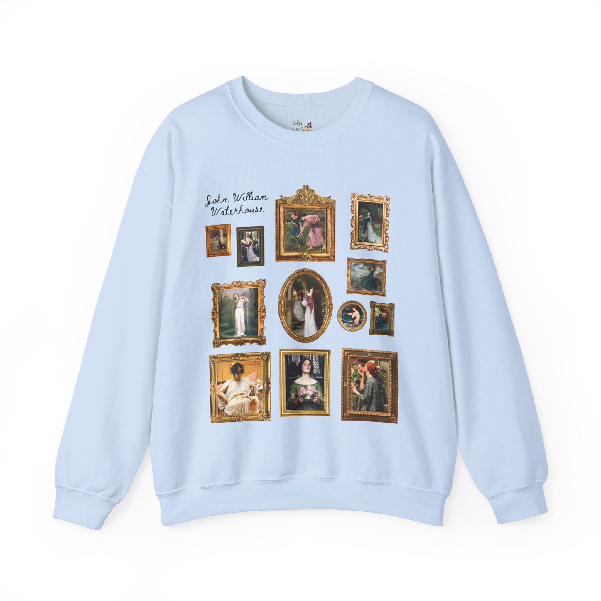 John William Waterhouse Famous Paintings Sweatshirt, Gallery Wall Vibes, 19th Century Art History Gift for Humanities Major, European Art - Opal and June