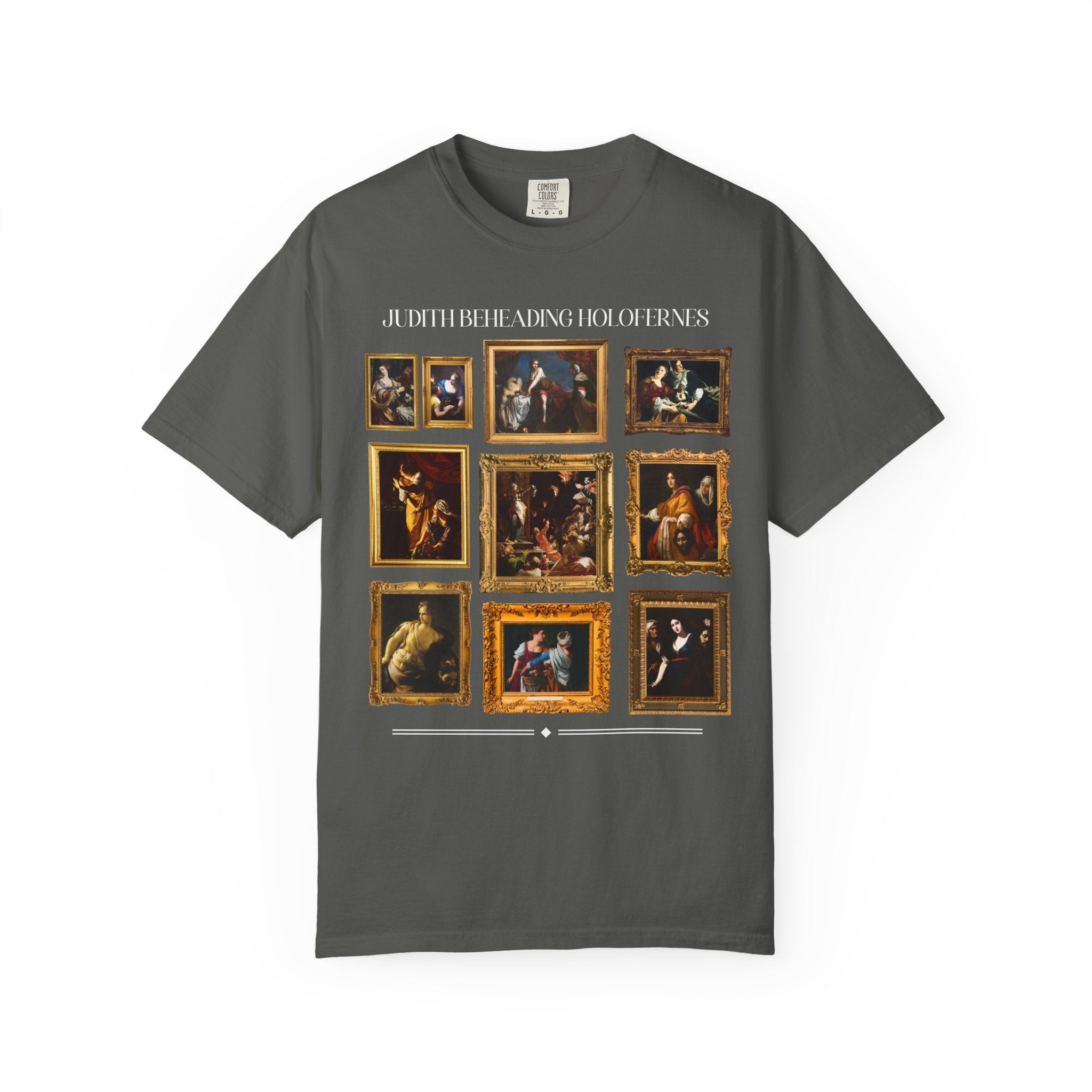 Judith Beheading Holofernes Art History Tee Shirt, Famous Paintings, Women's History, Artemisia Gentileschi, Cristofano Allori, Baroque Art - Opal and June