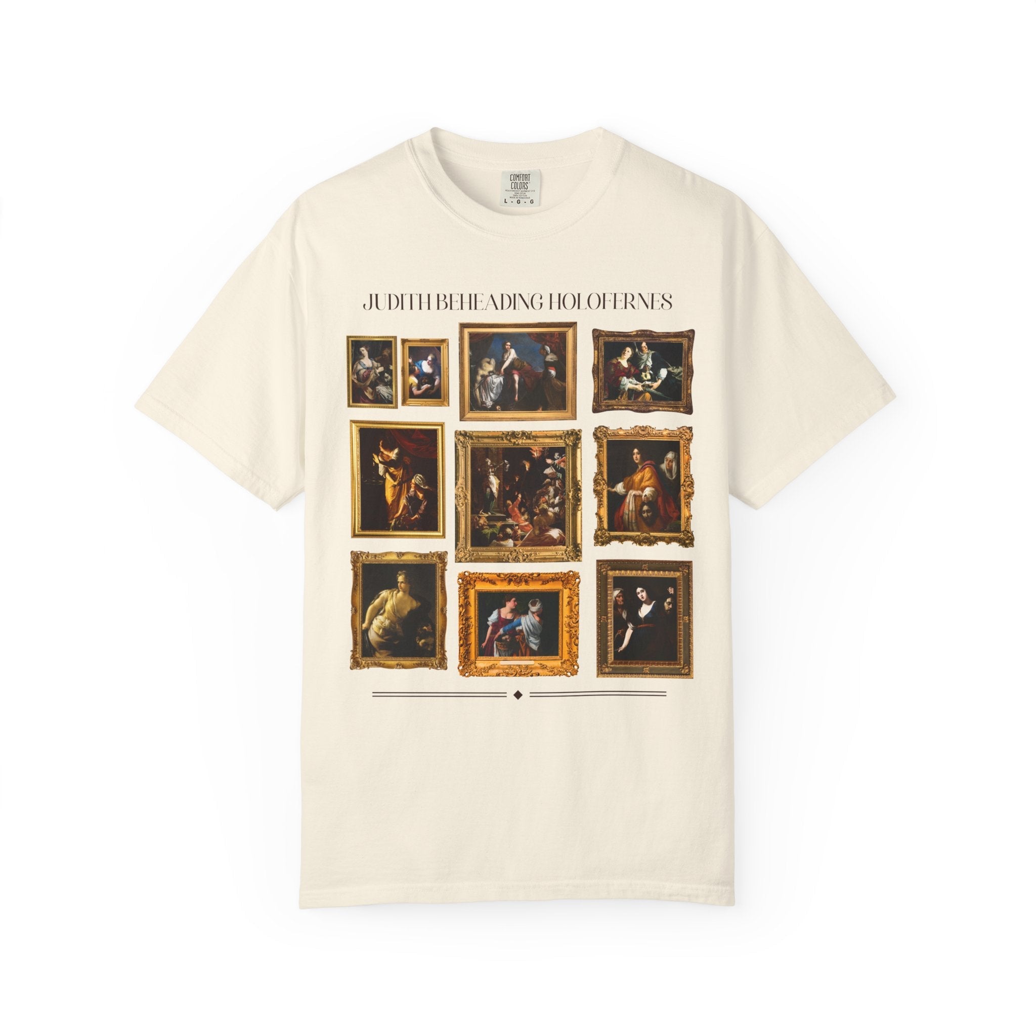 Judith Beheading Holofernes Art History Tee Shirt, Famous Paintings, Women's History, Artemisia Gentileschi, Cristofano Allori, Baroque Art - Opal and June