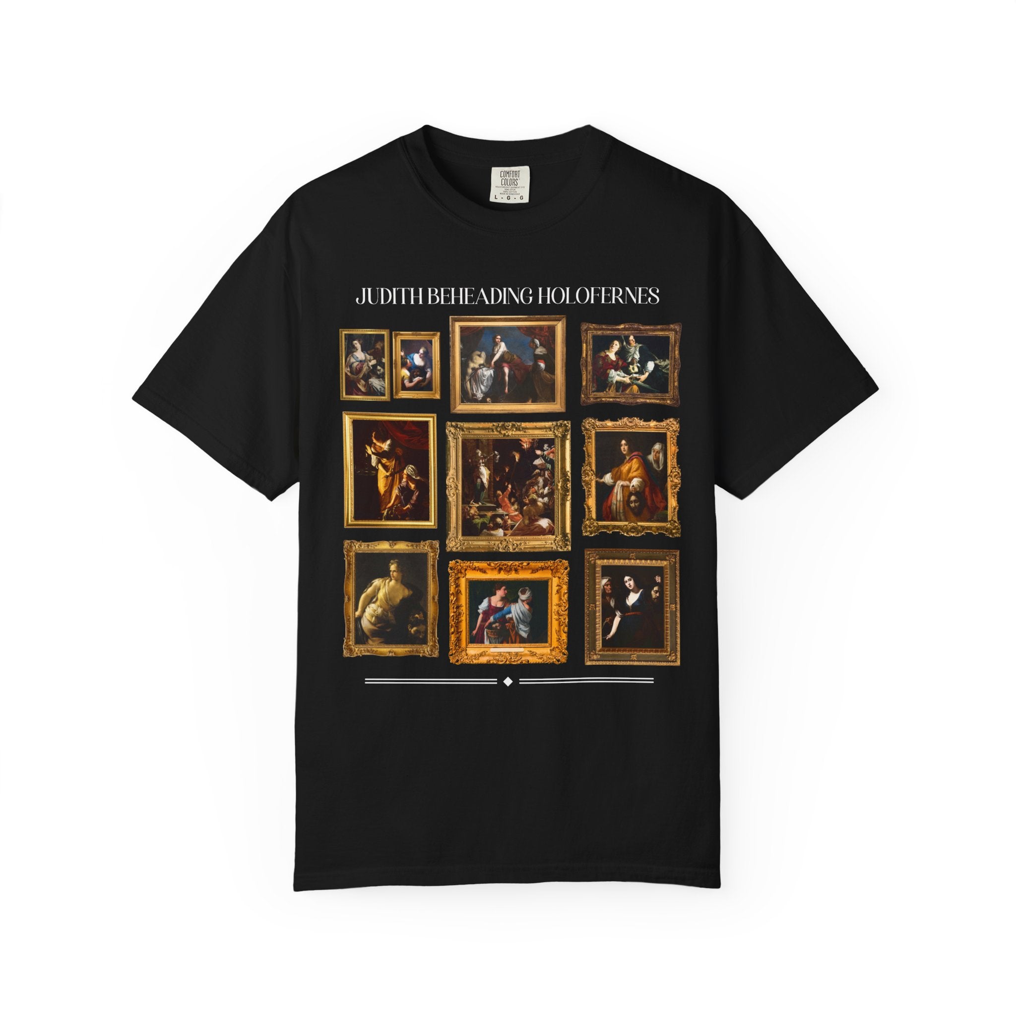 Judith Beheading Holofernes Art History Tee Shirt, Famous Paintings, Women's History, Artemisia Gentileschi, Cristofano Allori, Baroque Art - Opal and June