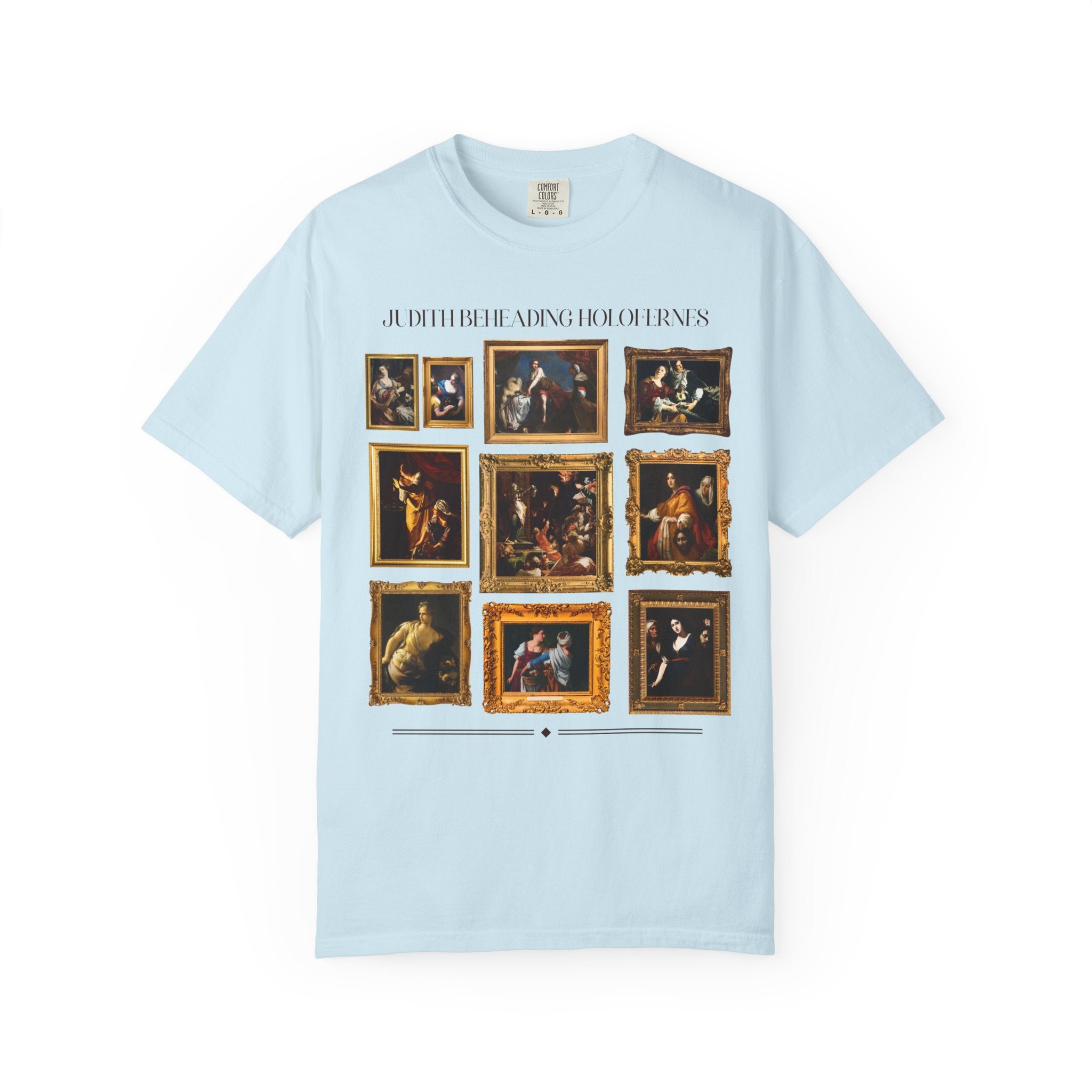Judith Beheading Holofernes Art History Tee Shirt, Famous Paintings, Women's History, Artemisia Gentileschi, Cristofano Allori, Baroque Art - Opal and June