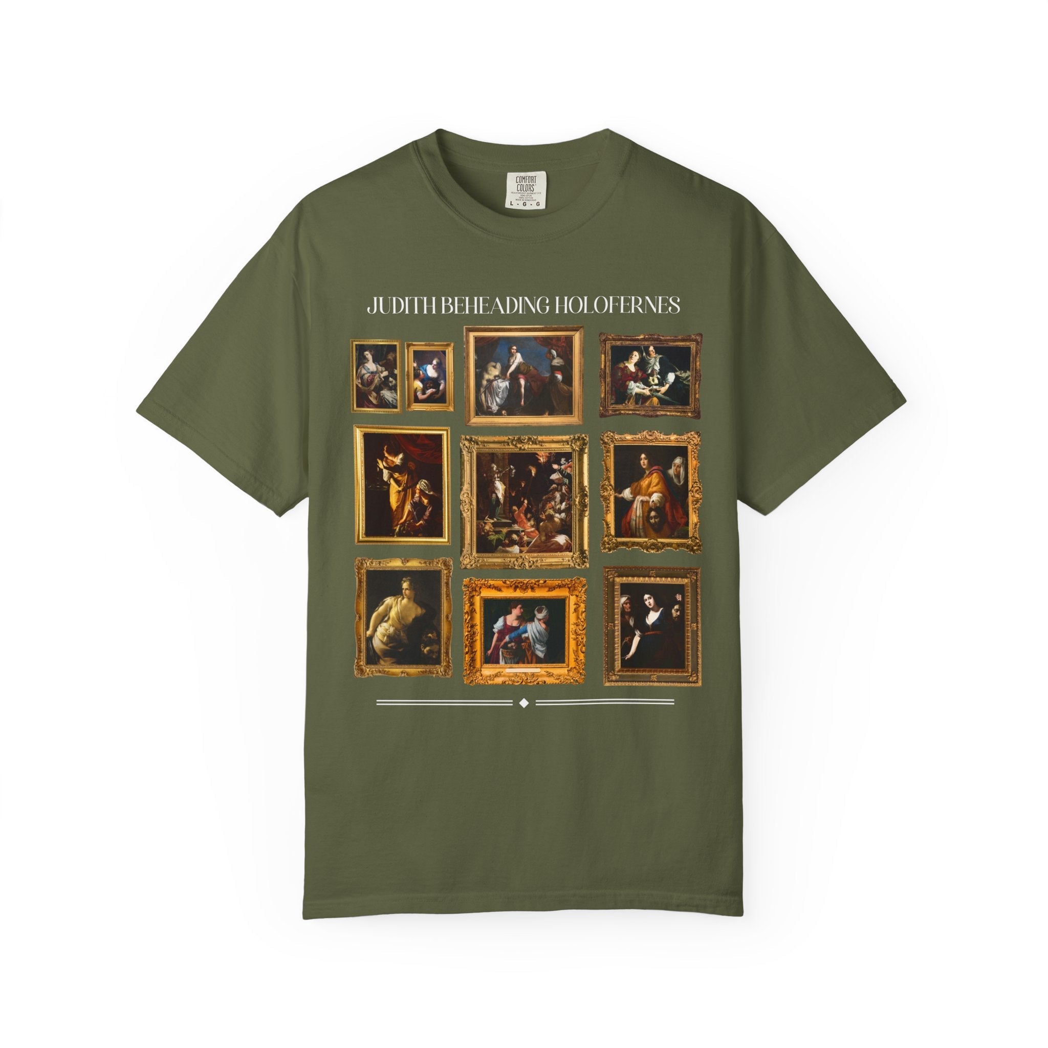 Judith Beheading Holofernes Art History Tee Shirt, Famous Paintings, Women's History, Artemisia Gentileschi, Cristofano Allori, Baroque Art - Opal and June