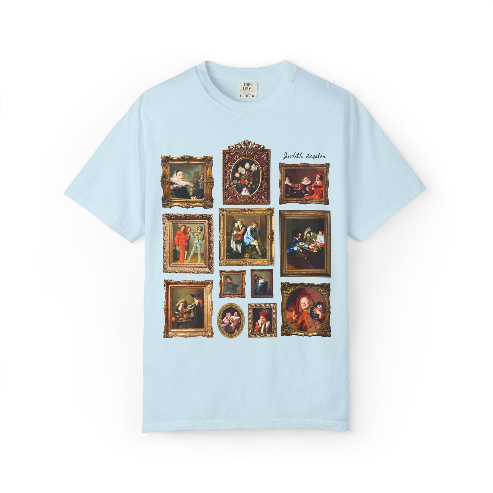 Judith Leyster Dutch Golden Age Art History Tee Shirt with Famous Paintings: 17th Century Art History, Women's History, Museum Lover Tee - Opal and June