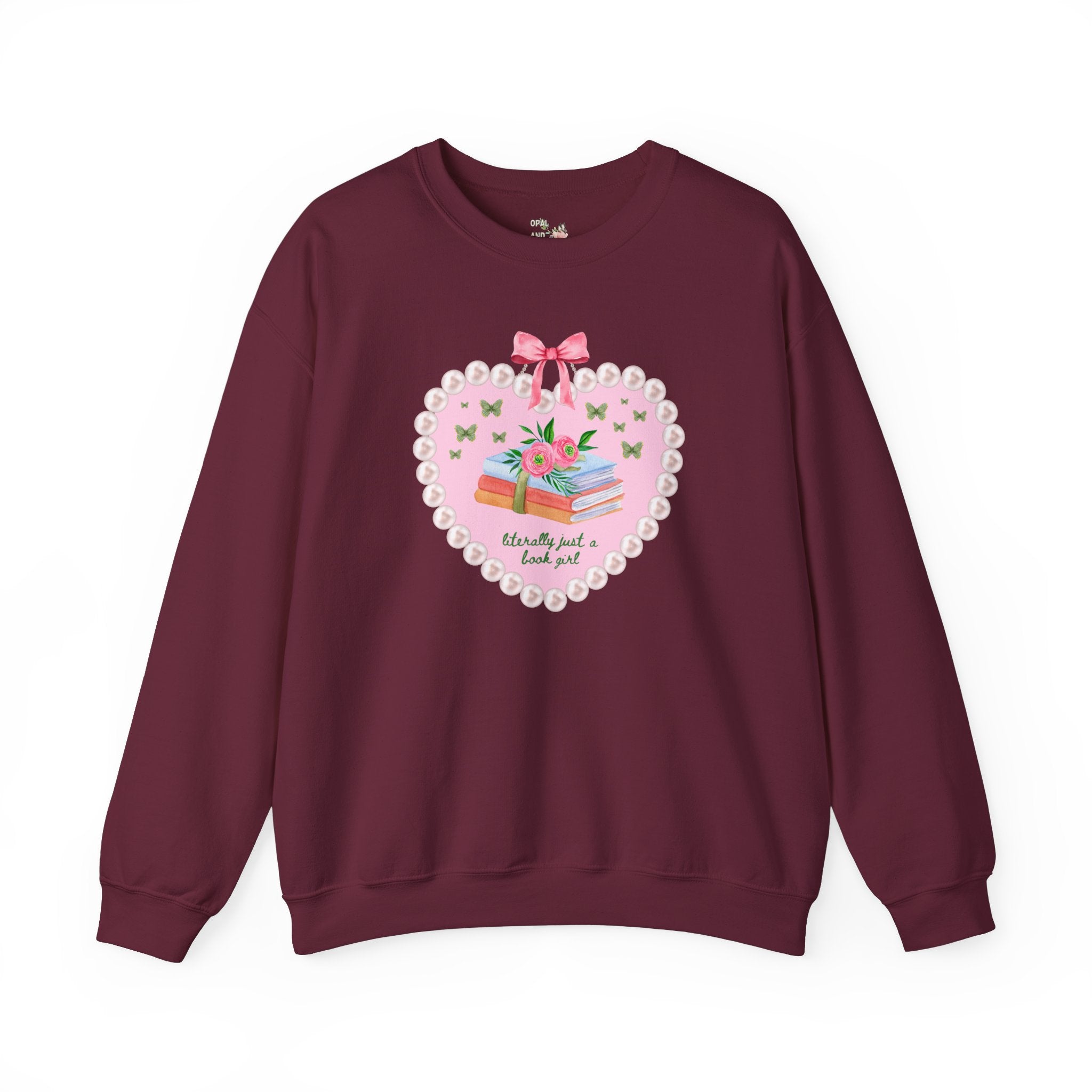 Just a Book Girl Sweatshirt - Opal and June