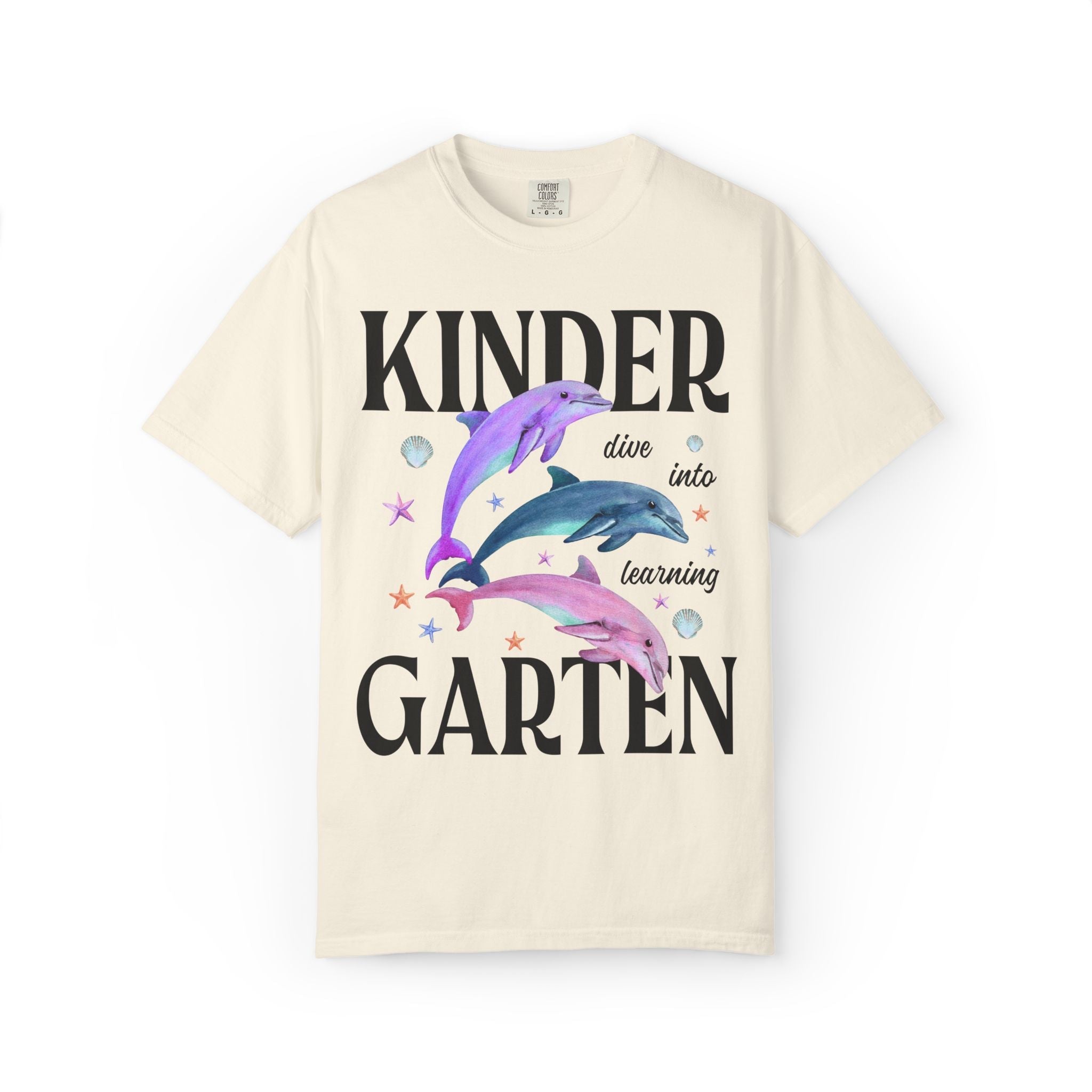 Kindergarten Dolphin Tee: Dive Into Learning - Opal and June
